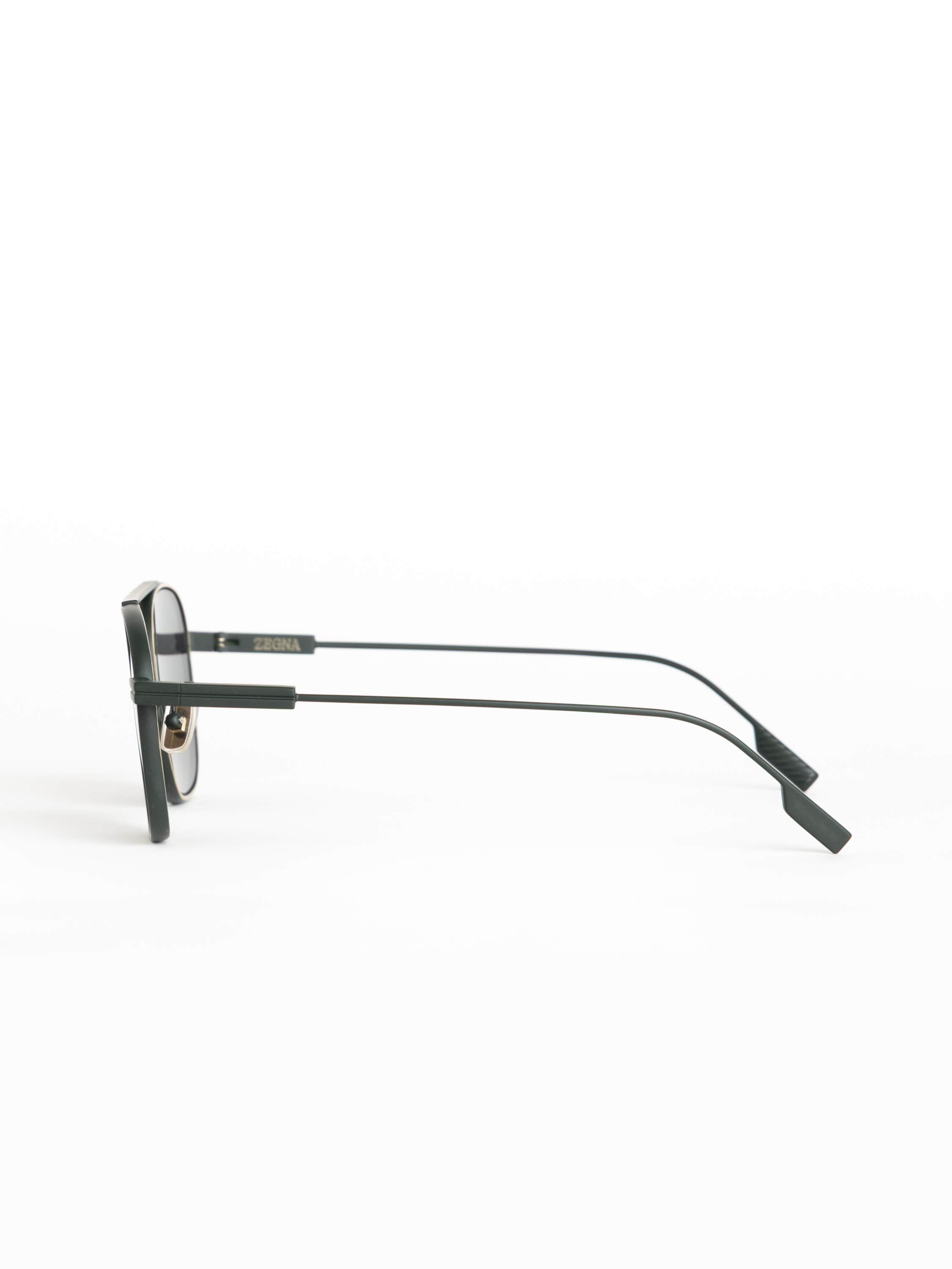 Forest Green Aviator Sunglasses