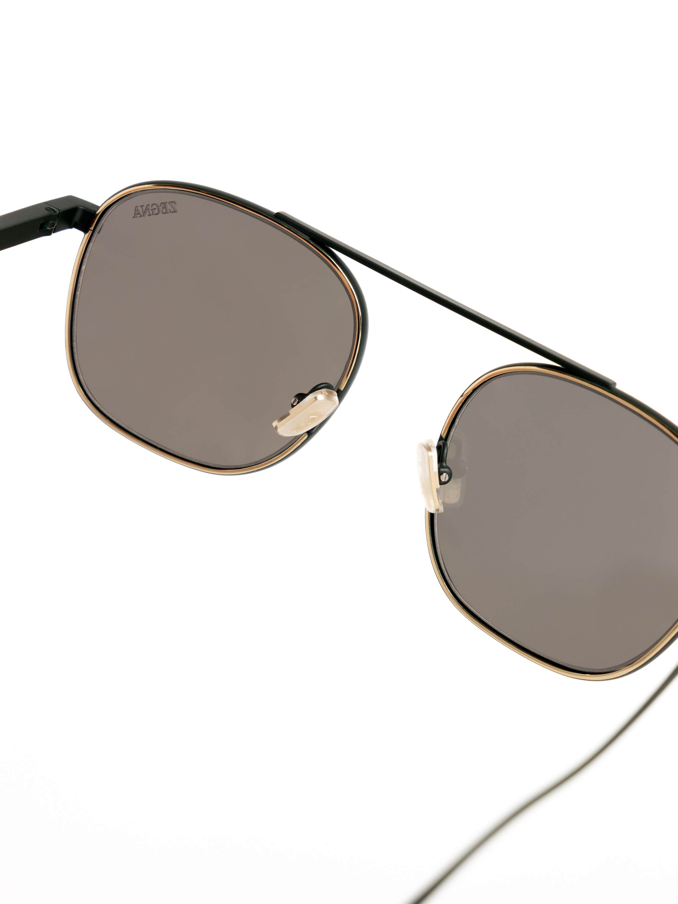 Forest Green Aviator Sunglasses