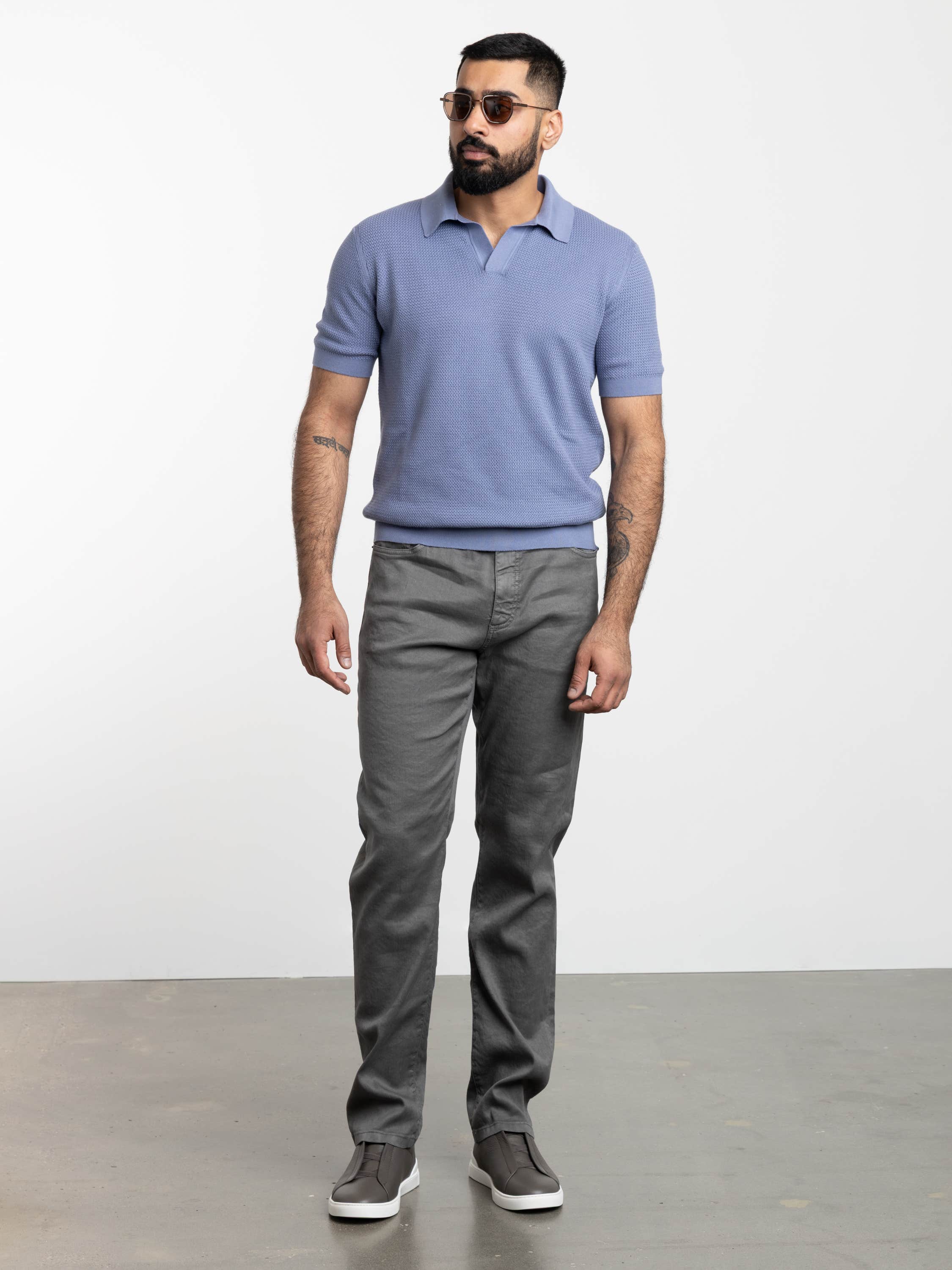 Grey City Straight-Leg Jeans