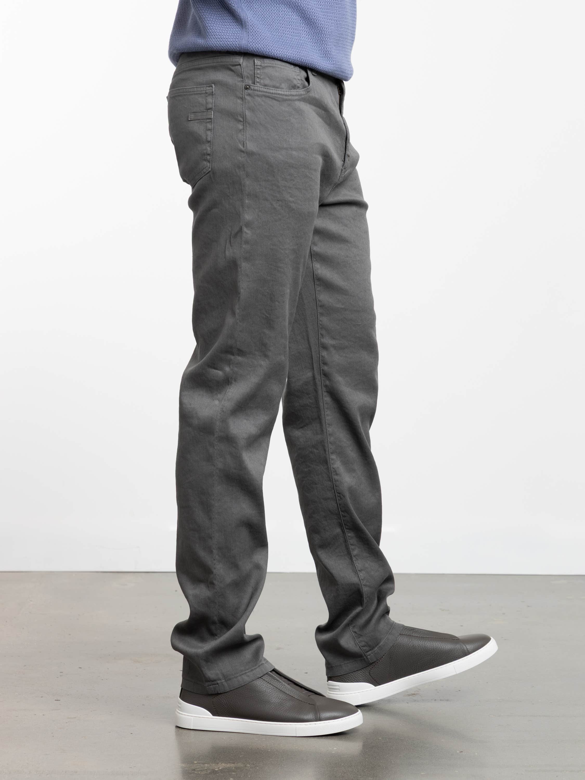 Grey City Straight-Leg Jeans