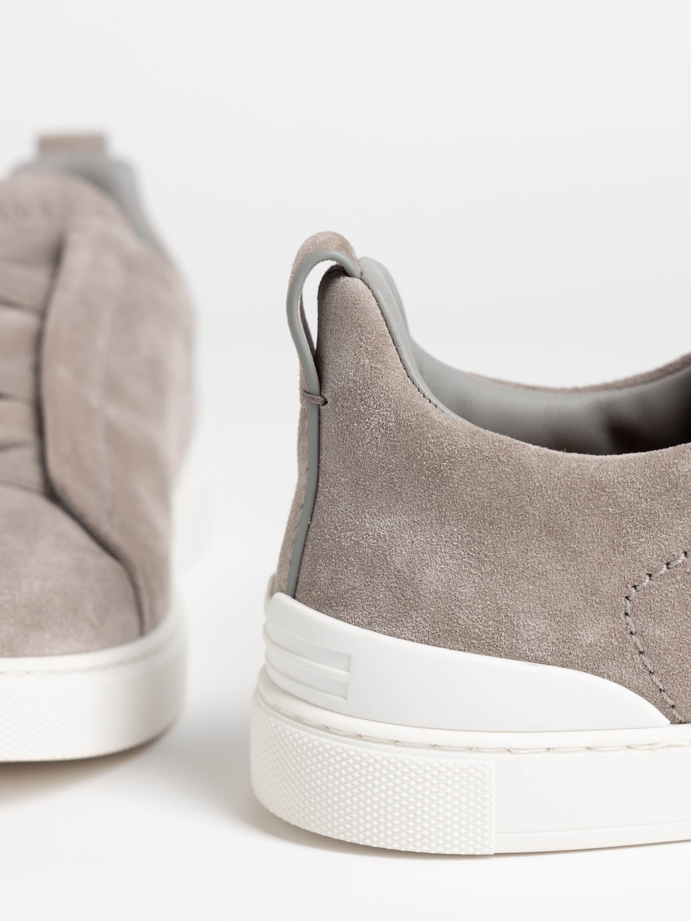 Grey Mélange Suede Triple Stitch™ Sneakers