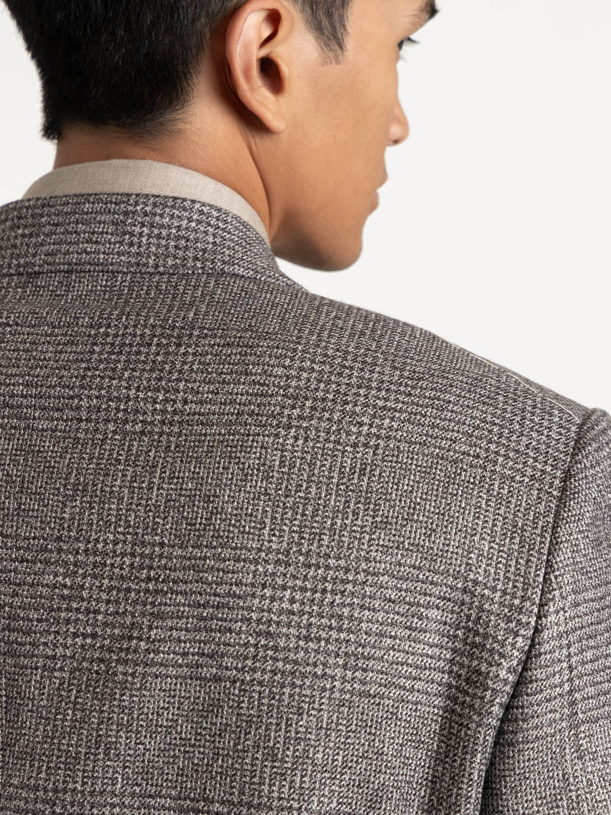 Grey Silk and Cashmere Sport Jacket