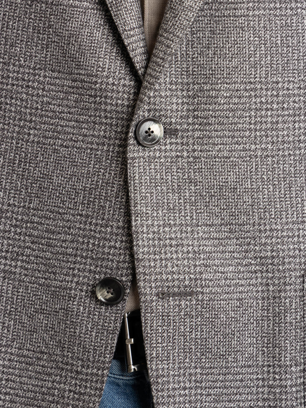 Grey Silk and Cashmere Sport Jacket