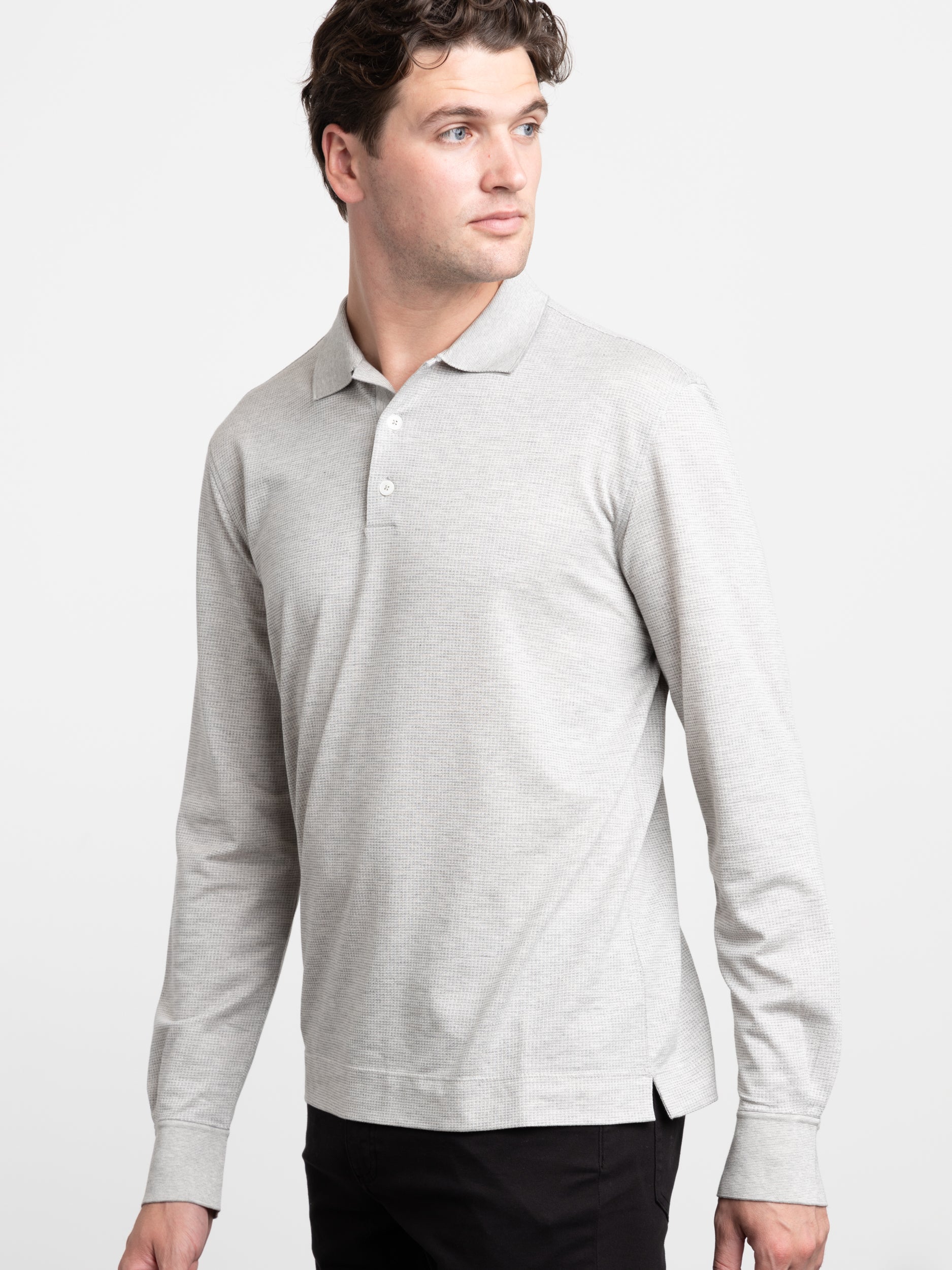 Henley hot sale dress shirt