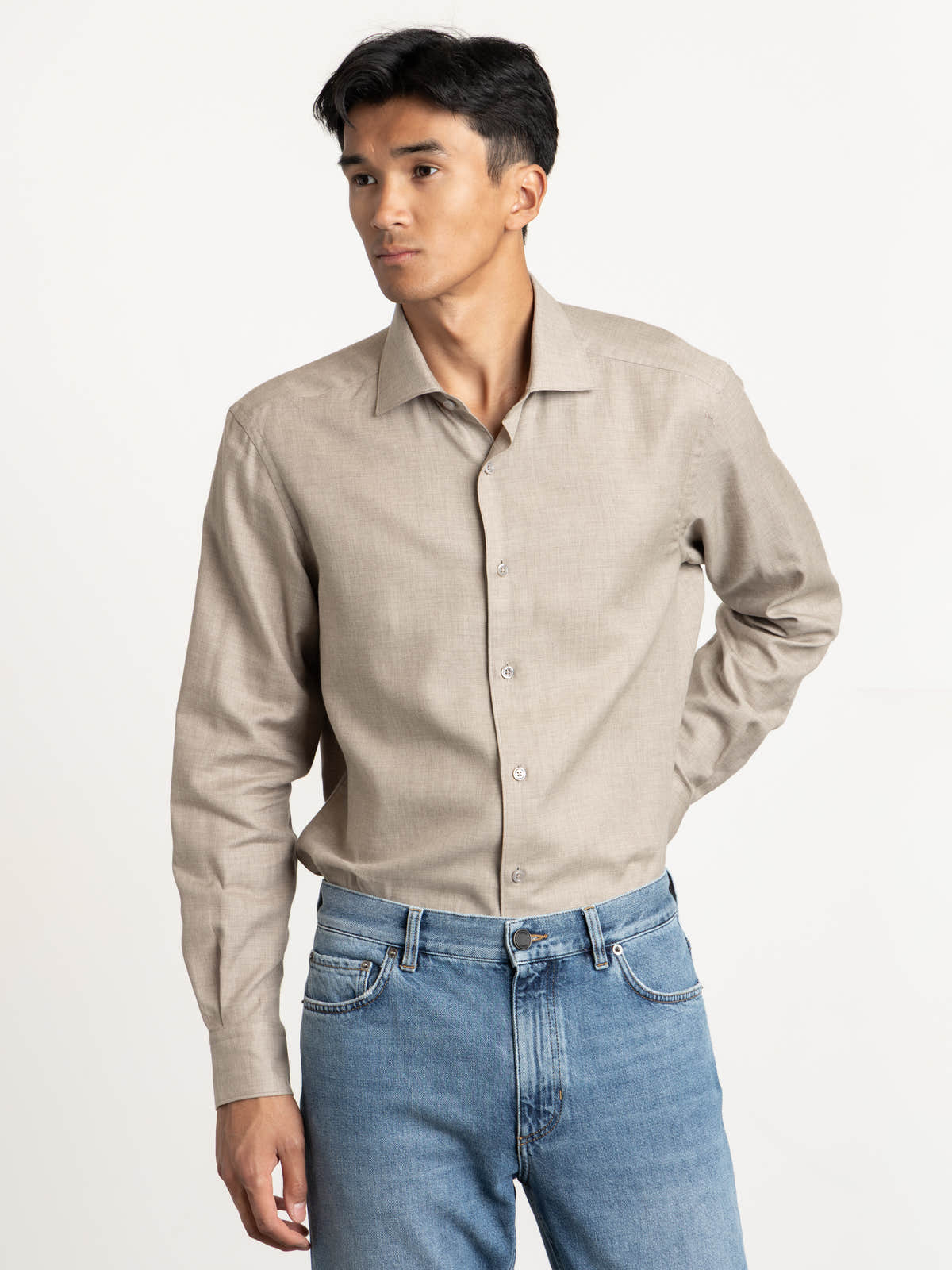 Light Taupe Cashco Shirt