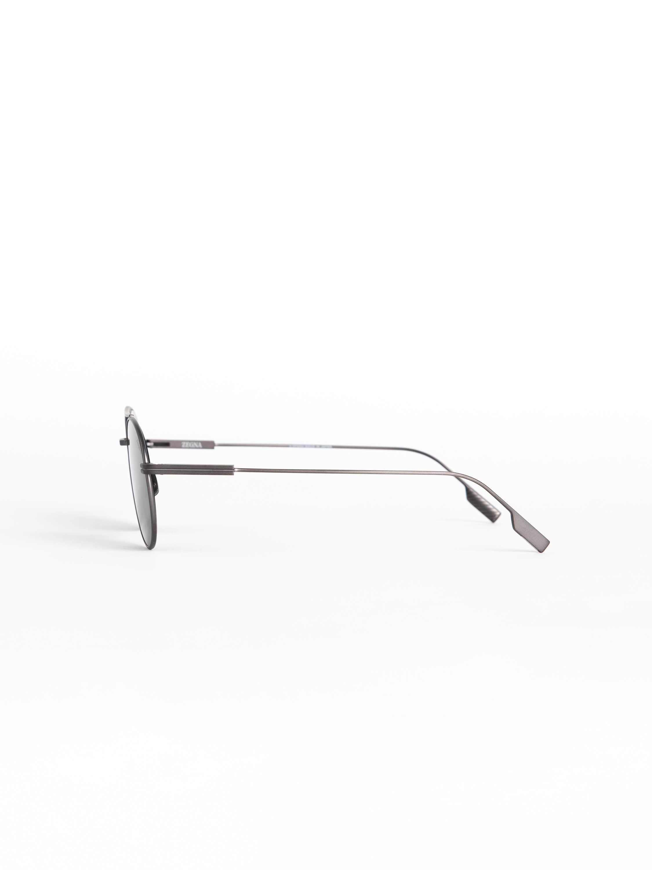 Matte Gunmetal Pilot Sunglasses