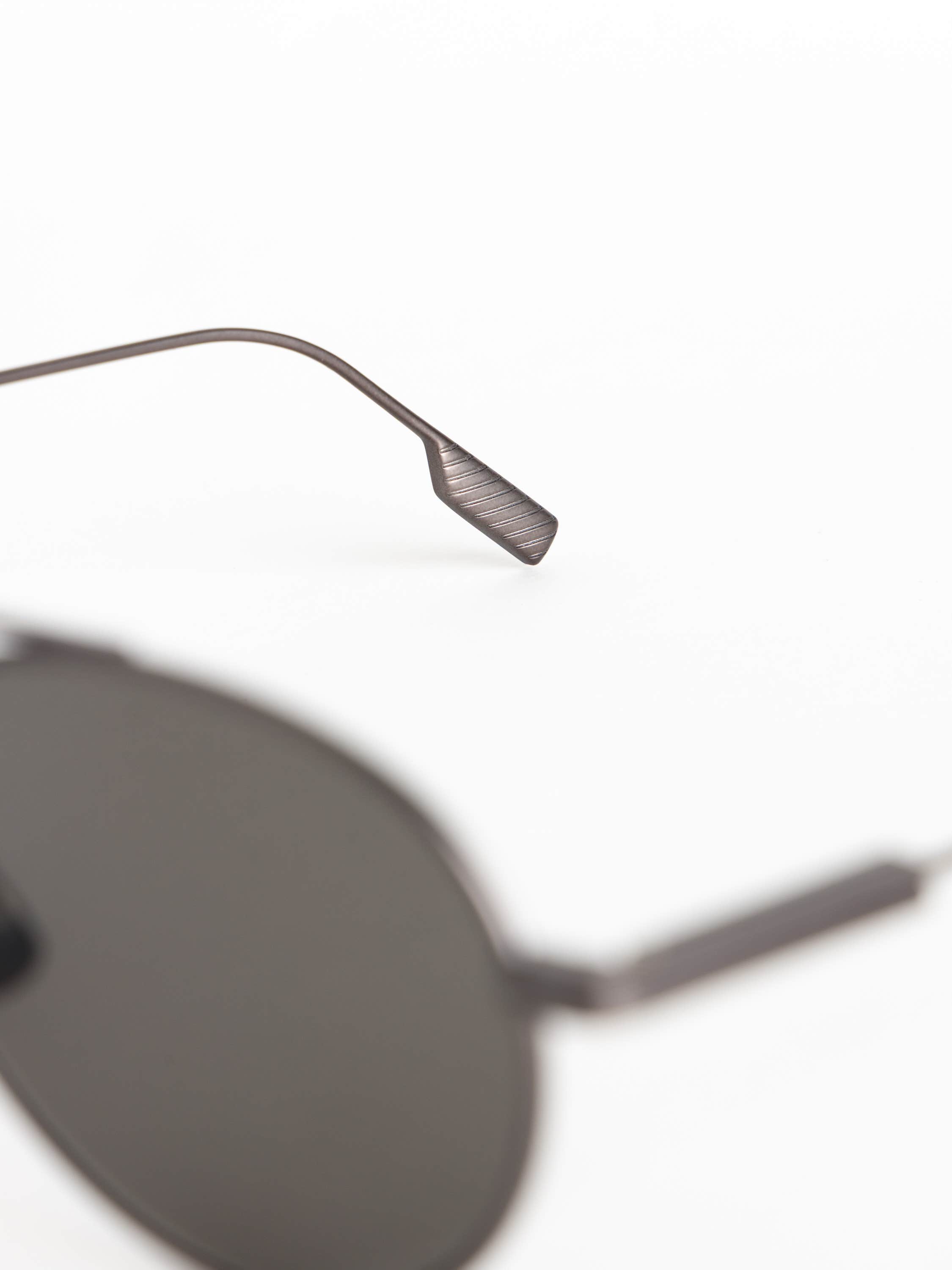 Matte Gunmetal Pilot Sunglasses