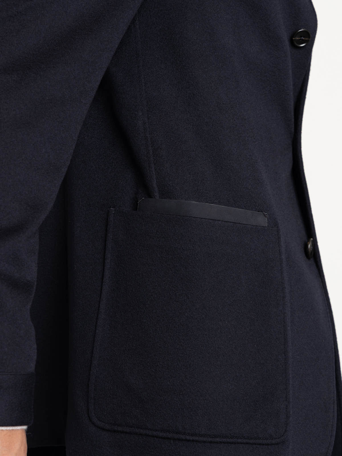 Navy Blue Oasi Cashmere Il Conte Jacket
