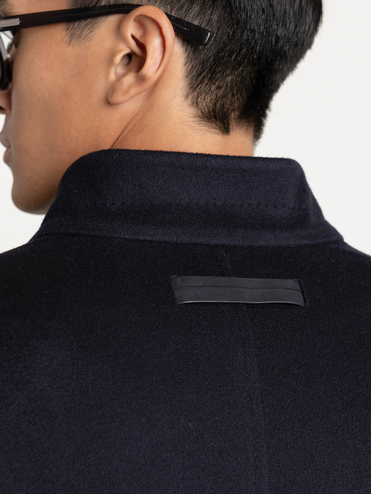 Navy Blue Oasi Cashmere Il Conte Jacket
