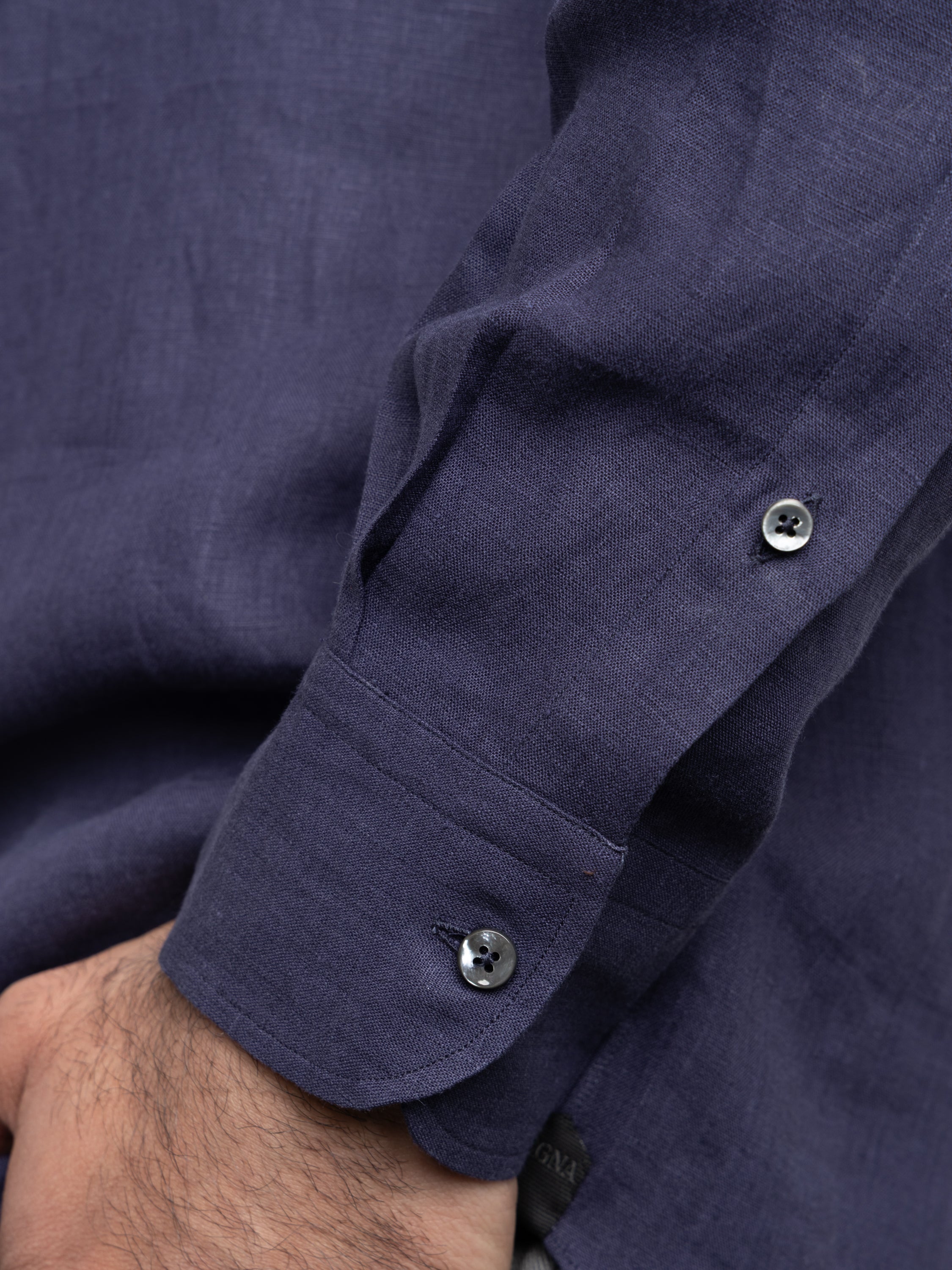 Navy Oasi Lino Shirt – The Helm Clothing