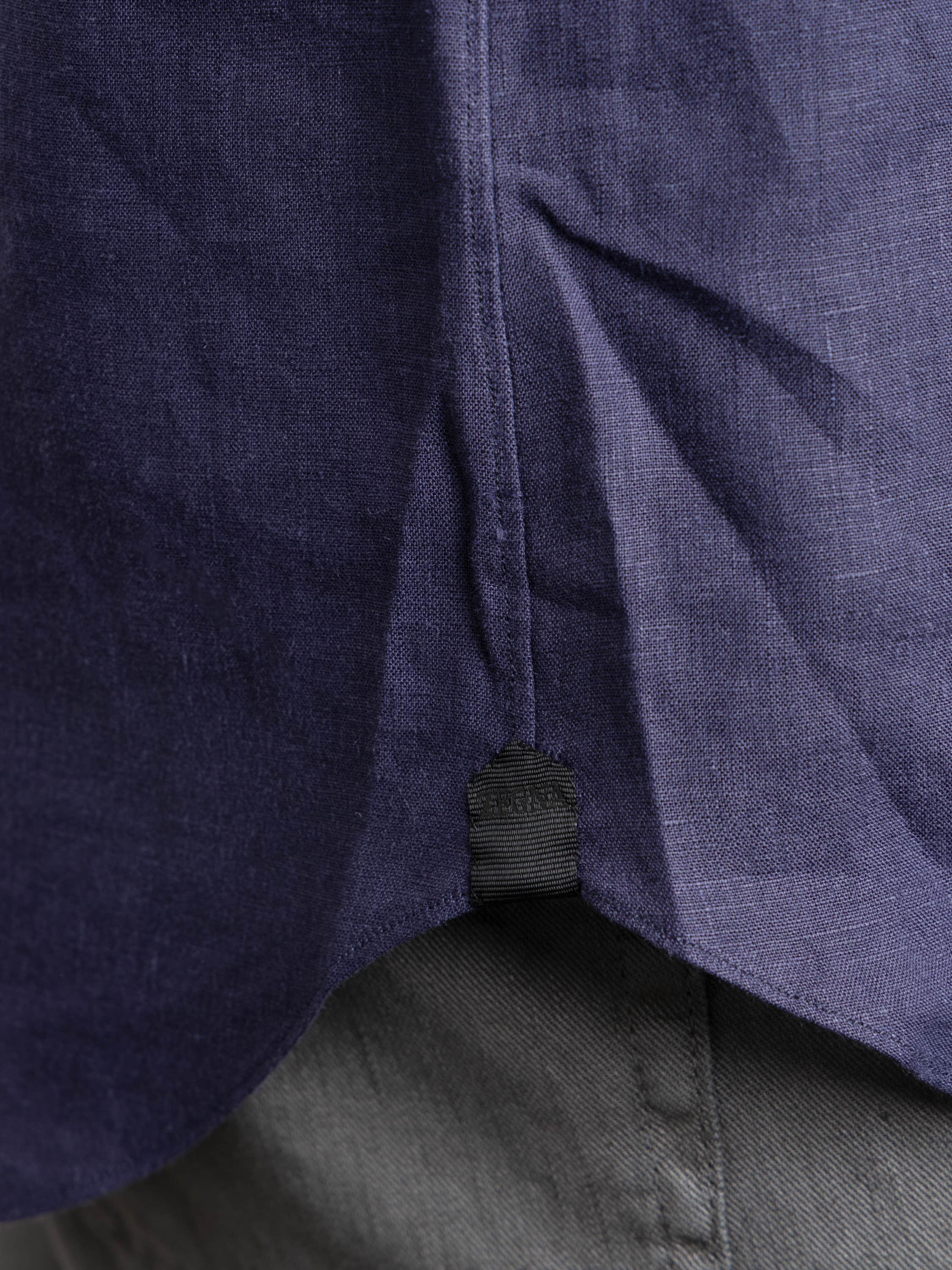 Navy Oasi Lino Shirt