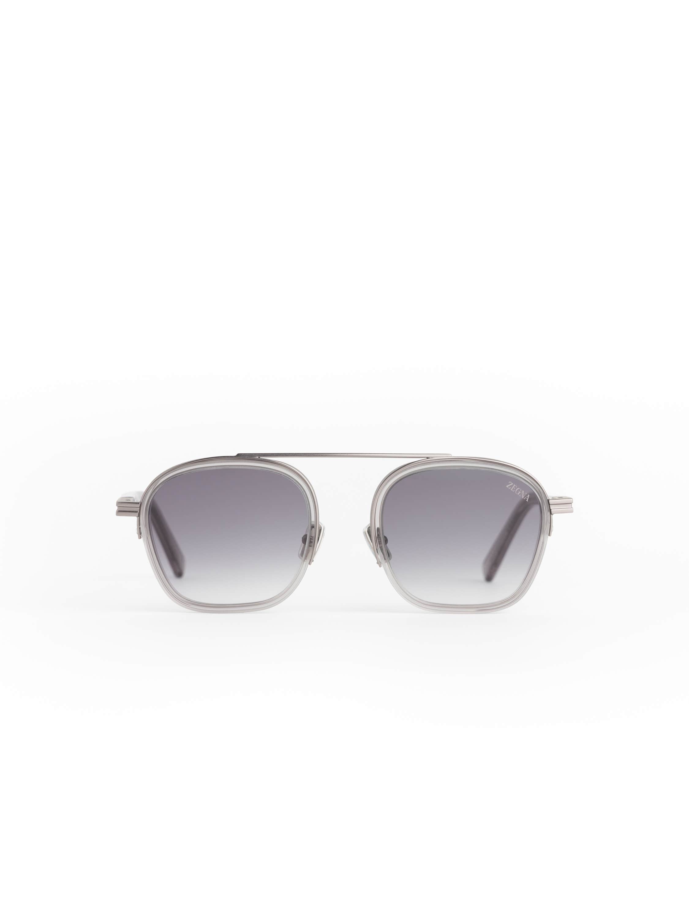 Silver Pilot Sunglasses