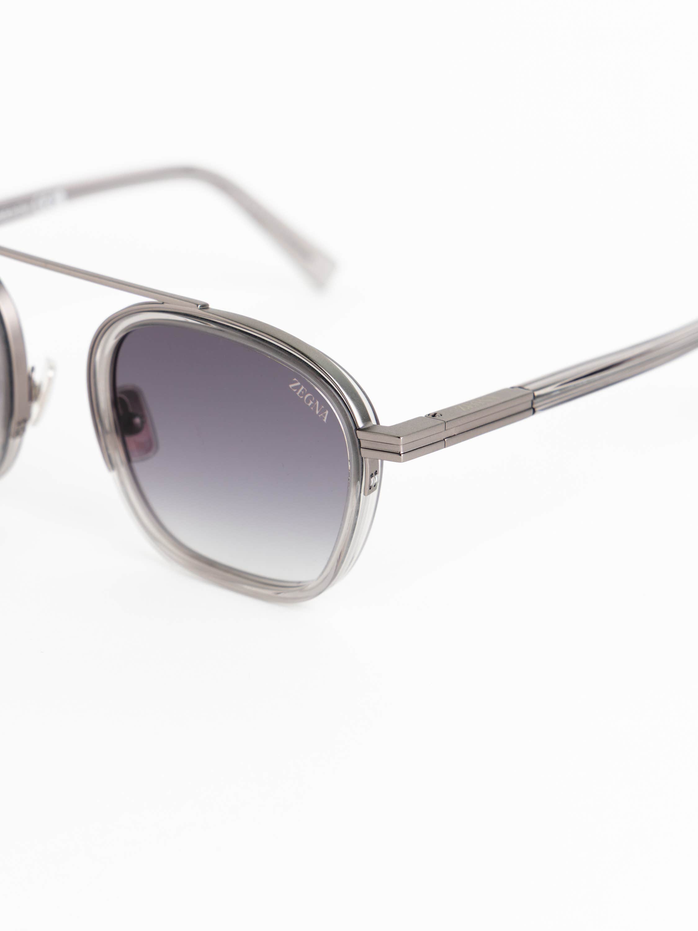 Silver Pilot Sunglasses