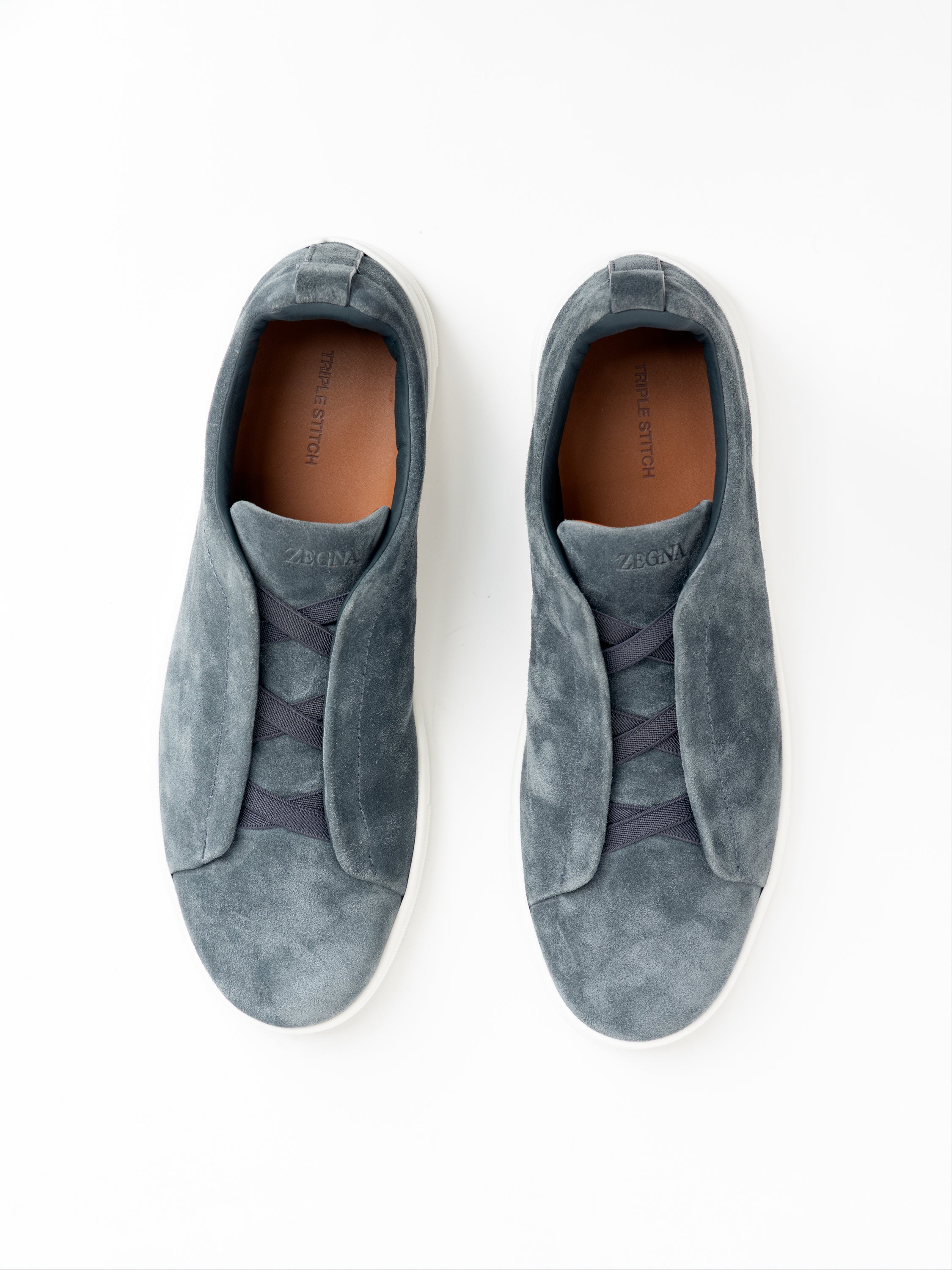 Teal Suede Triple Stitch™ Sneakers – The Helm Clothing