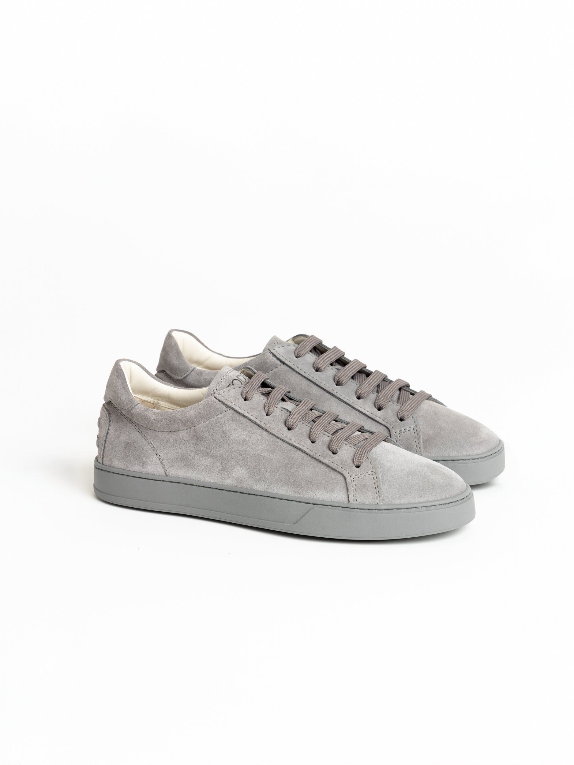 Grey Suede Sneakers The Helm Clothing