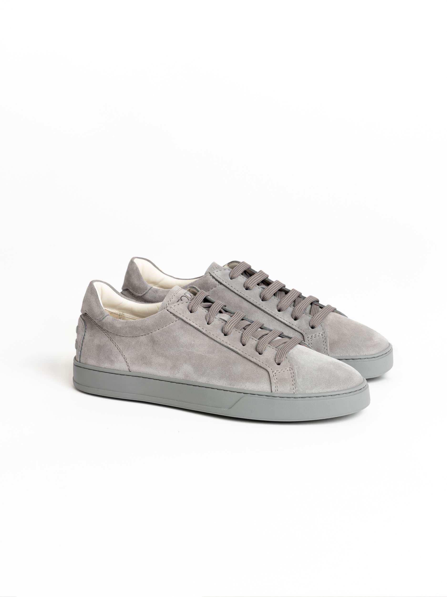 Grey Suede Sneakers