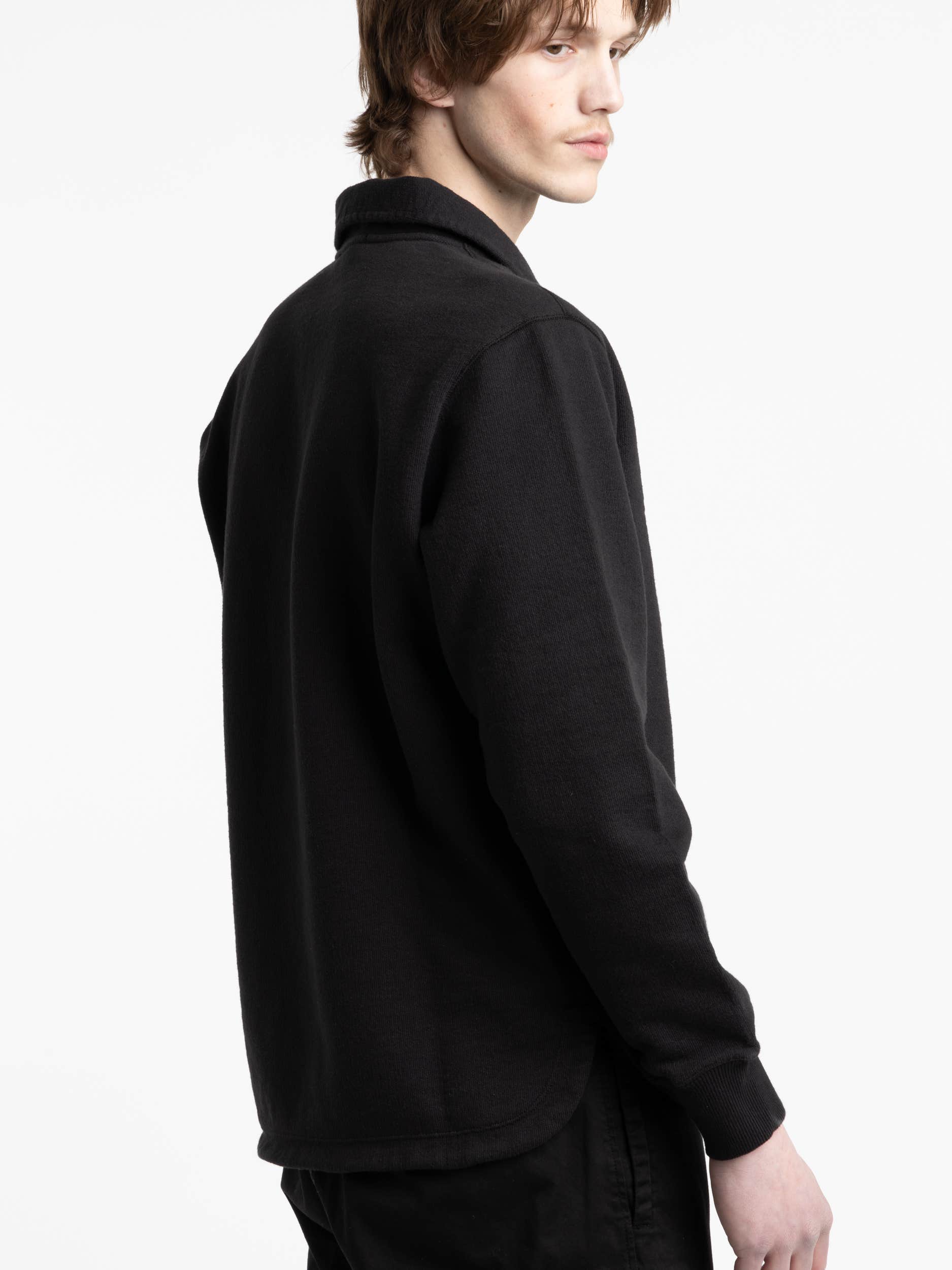 Black Half-Zip Sweatshirt
