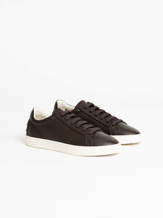TOD'S Brown Leather Sneakers