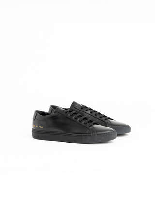 Common Projects Black Achilles Low Sneakers