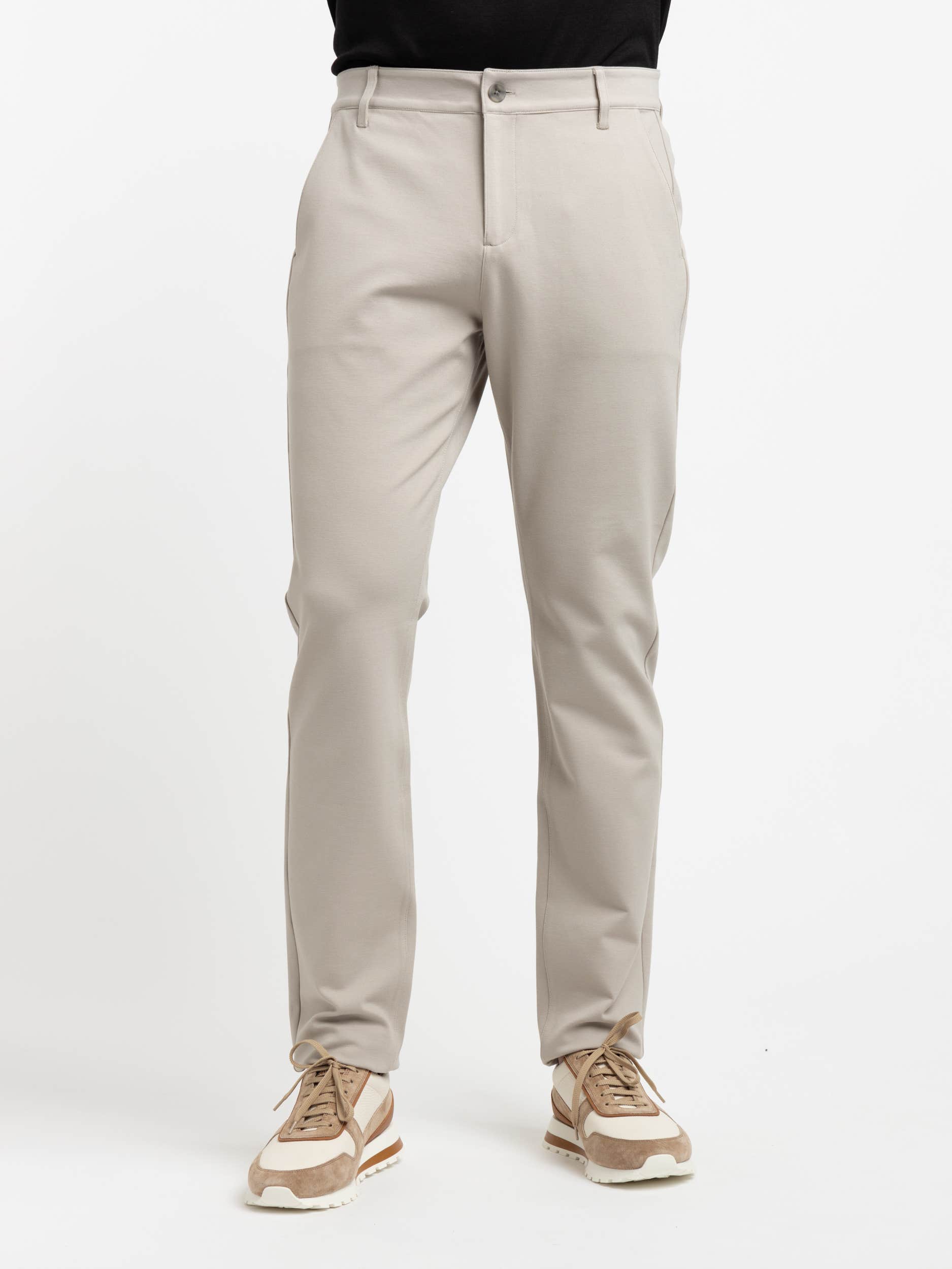 Oyster White Stafford Trousers