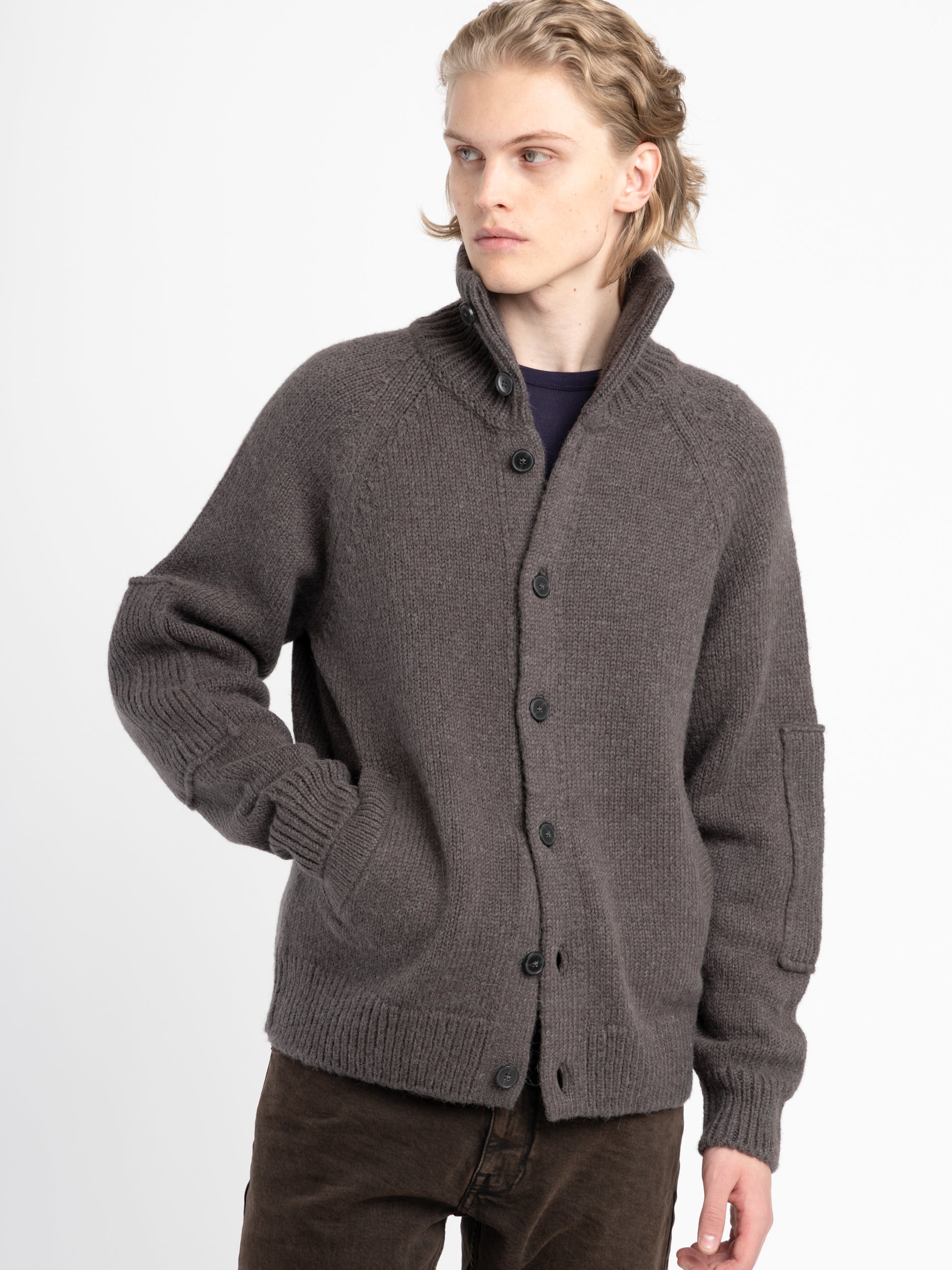 Turtleneck under clearance cardigan