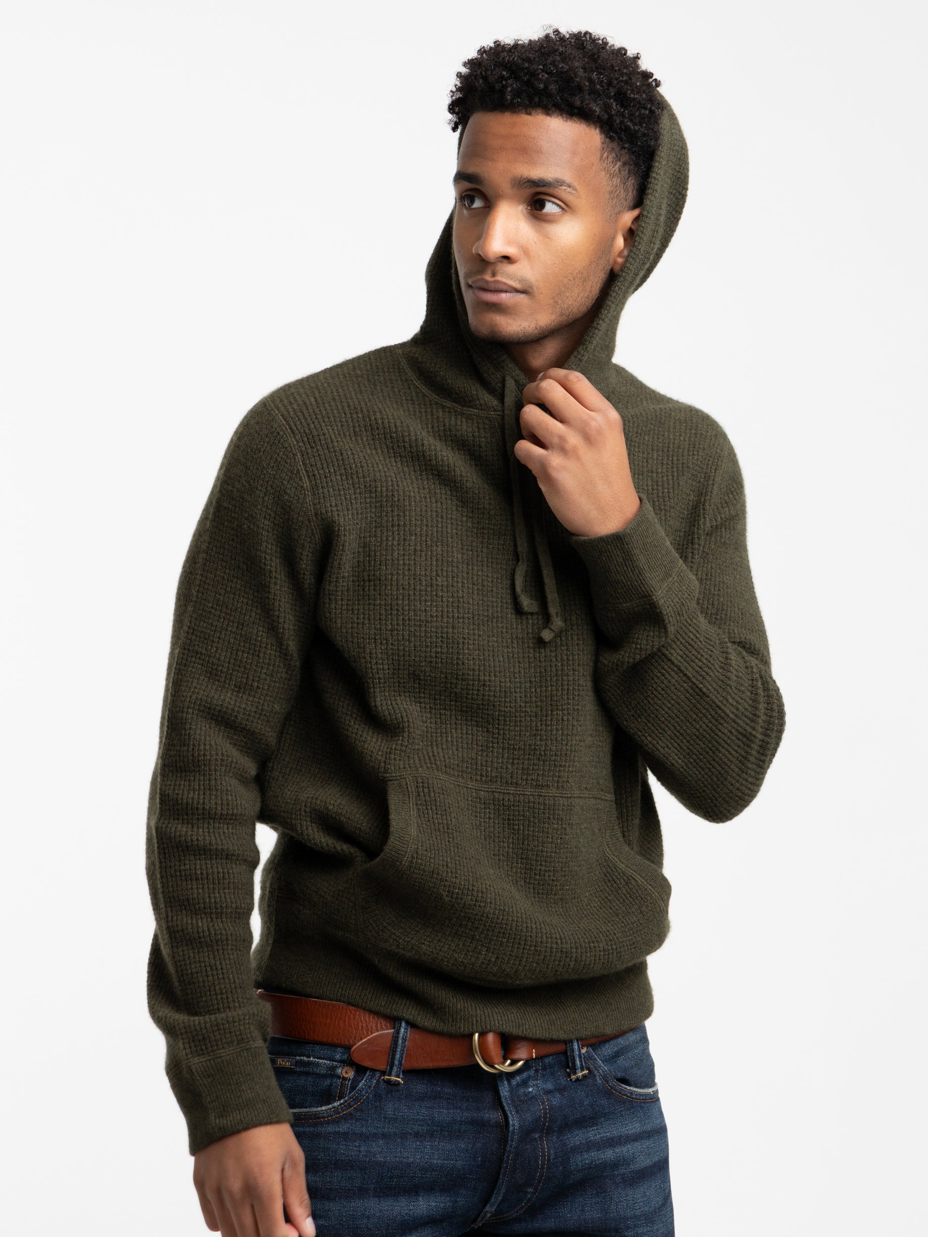 Cashmere hooded sweater online