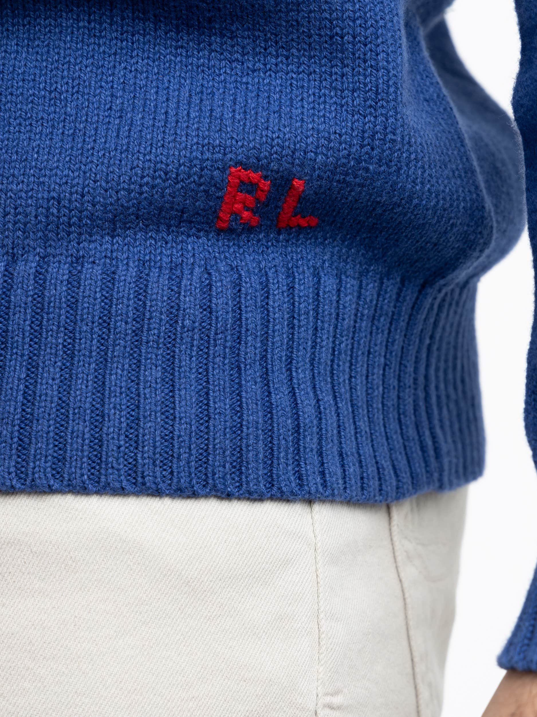 Blue Polo Bear Sweater