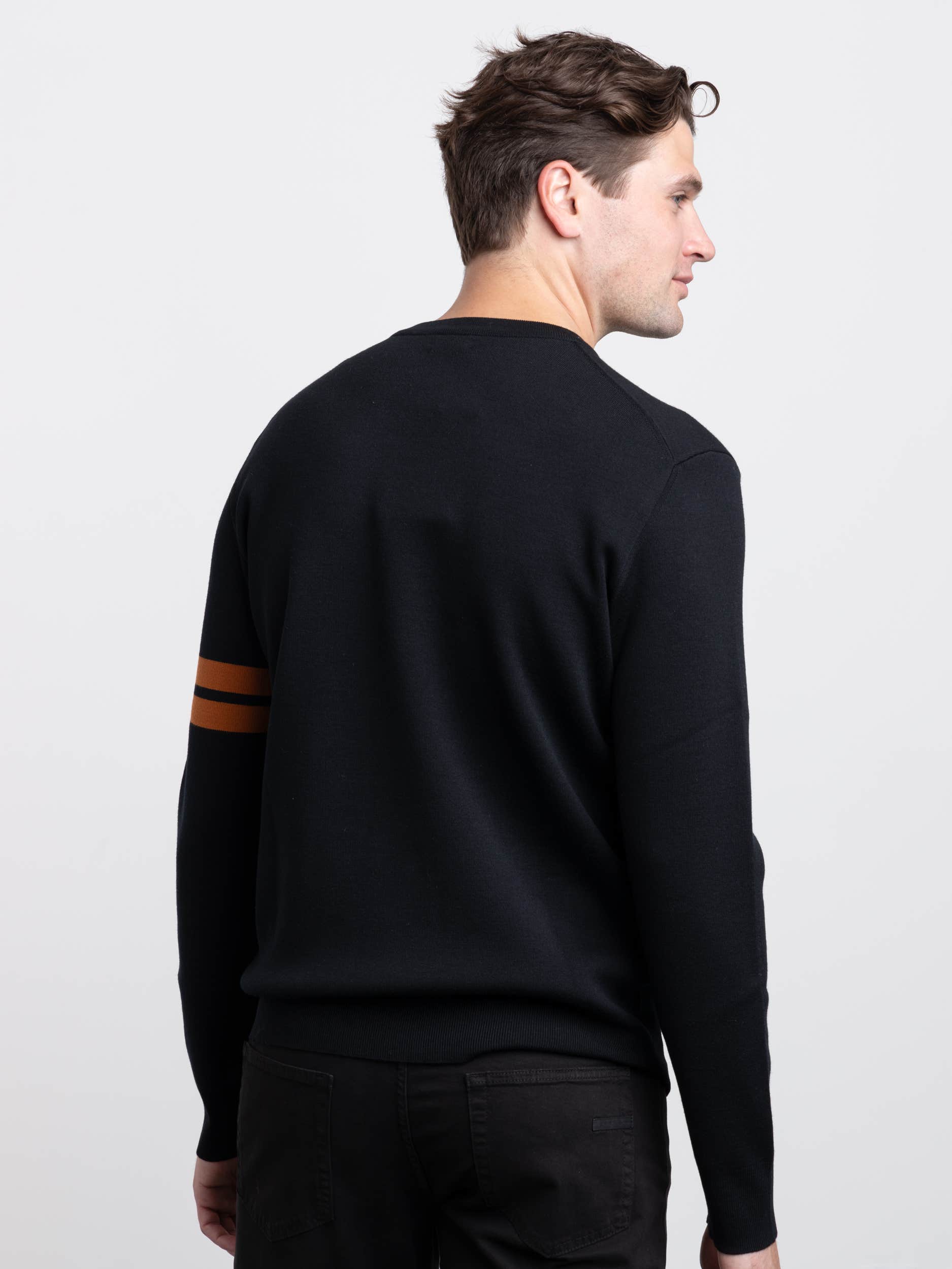 Black High Performance™ Wool Crewneck