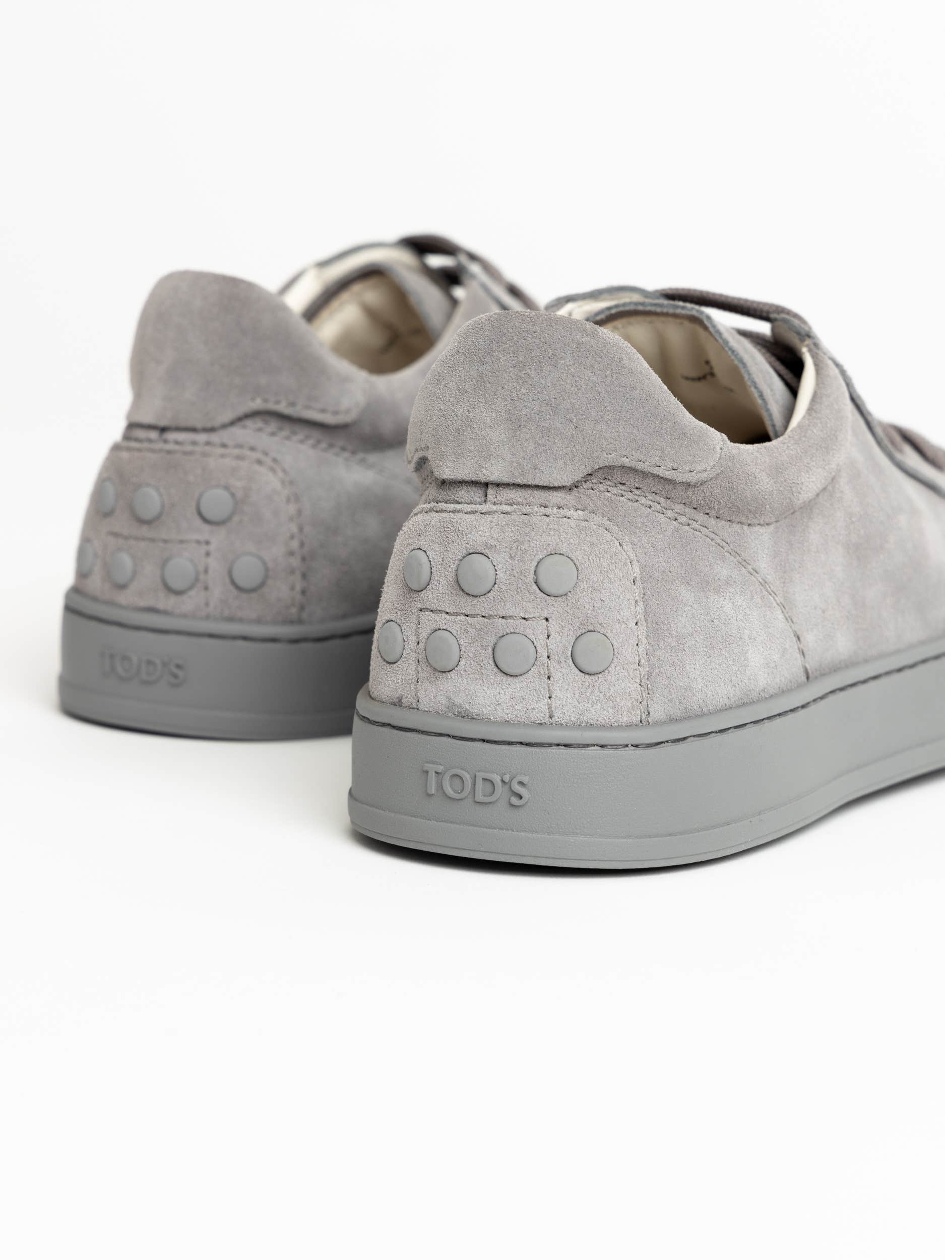 Grey Suede Sneakers