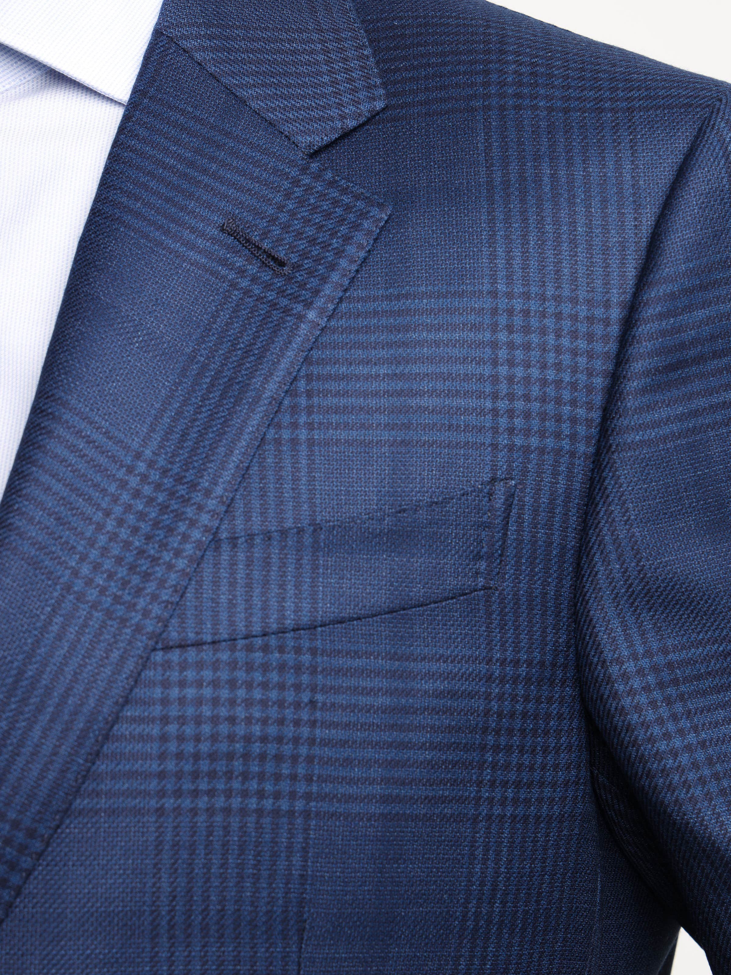 Avio Blue Check Trofeo™ Wool Suit