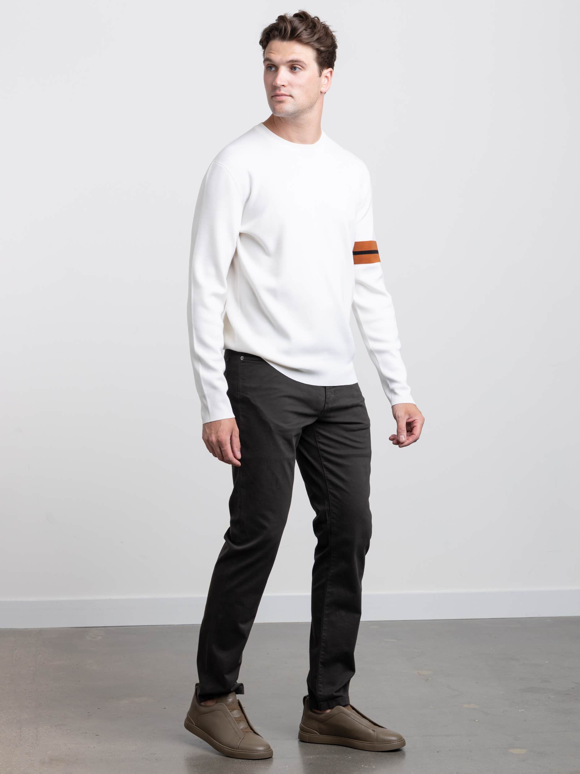 White High Performance™ Wool Crewneck