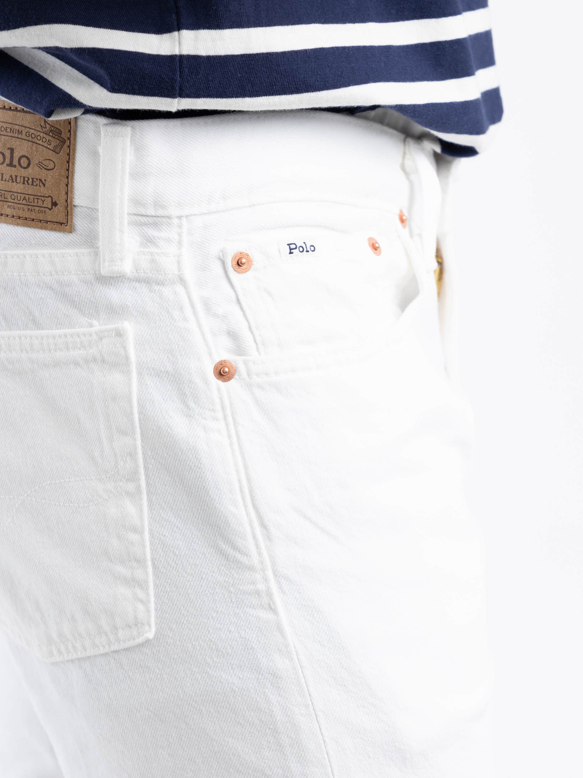 Deckwash White Sullivan Slim Garment-Dyed Jean