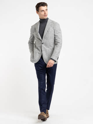 Briglia 1949 Black Twill Cotton Blend Chinos