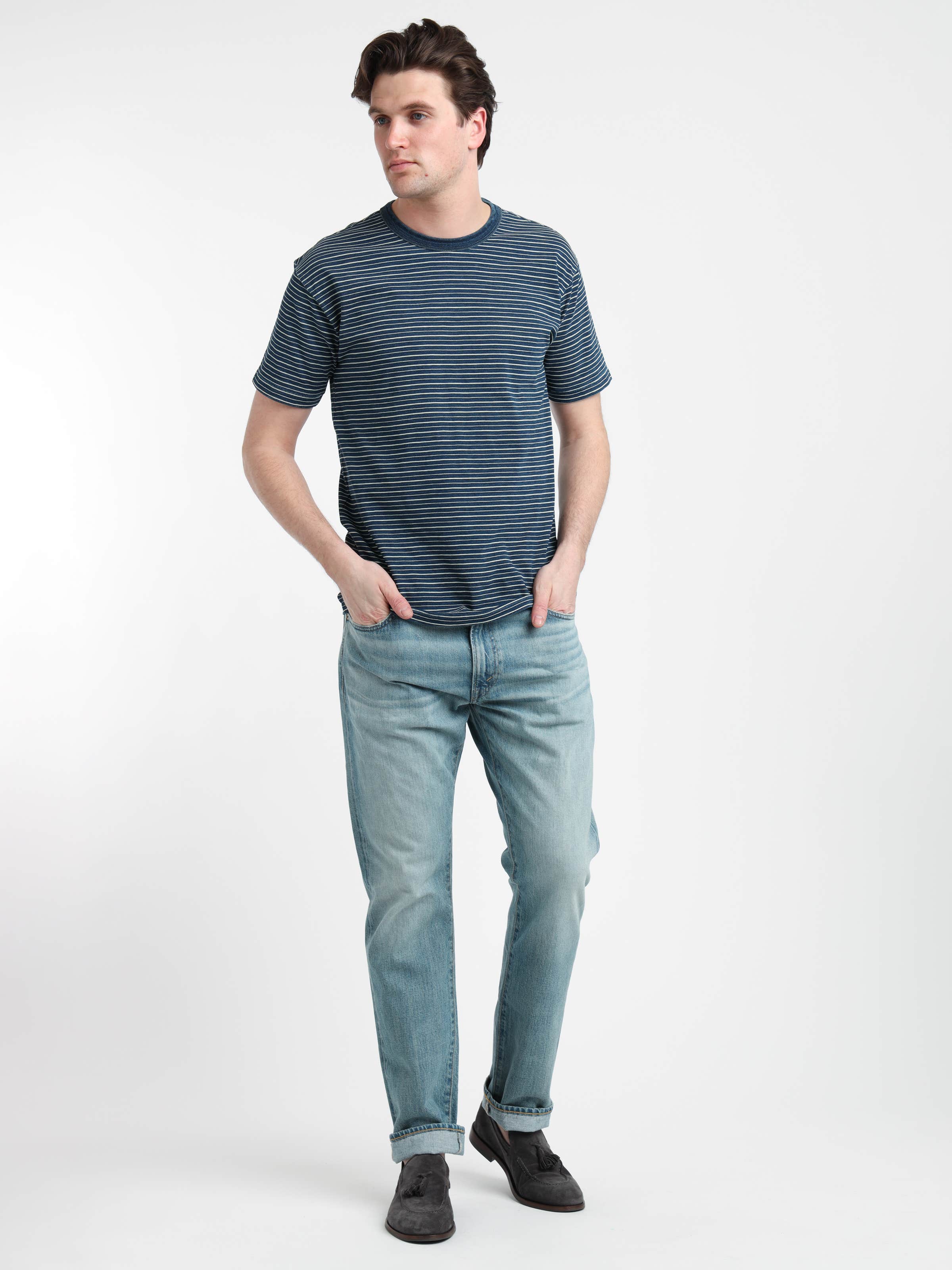 Blue High Slim Fit Lawton Selvedge Jean