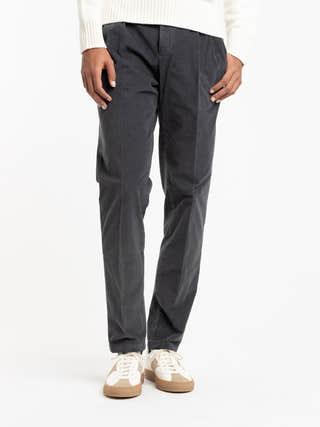 Briglia 1949 Blue Cotton Velvet Trousers