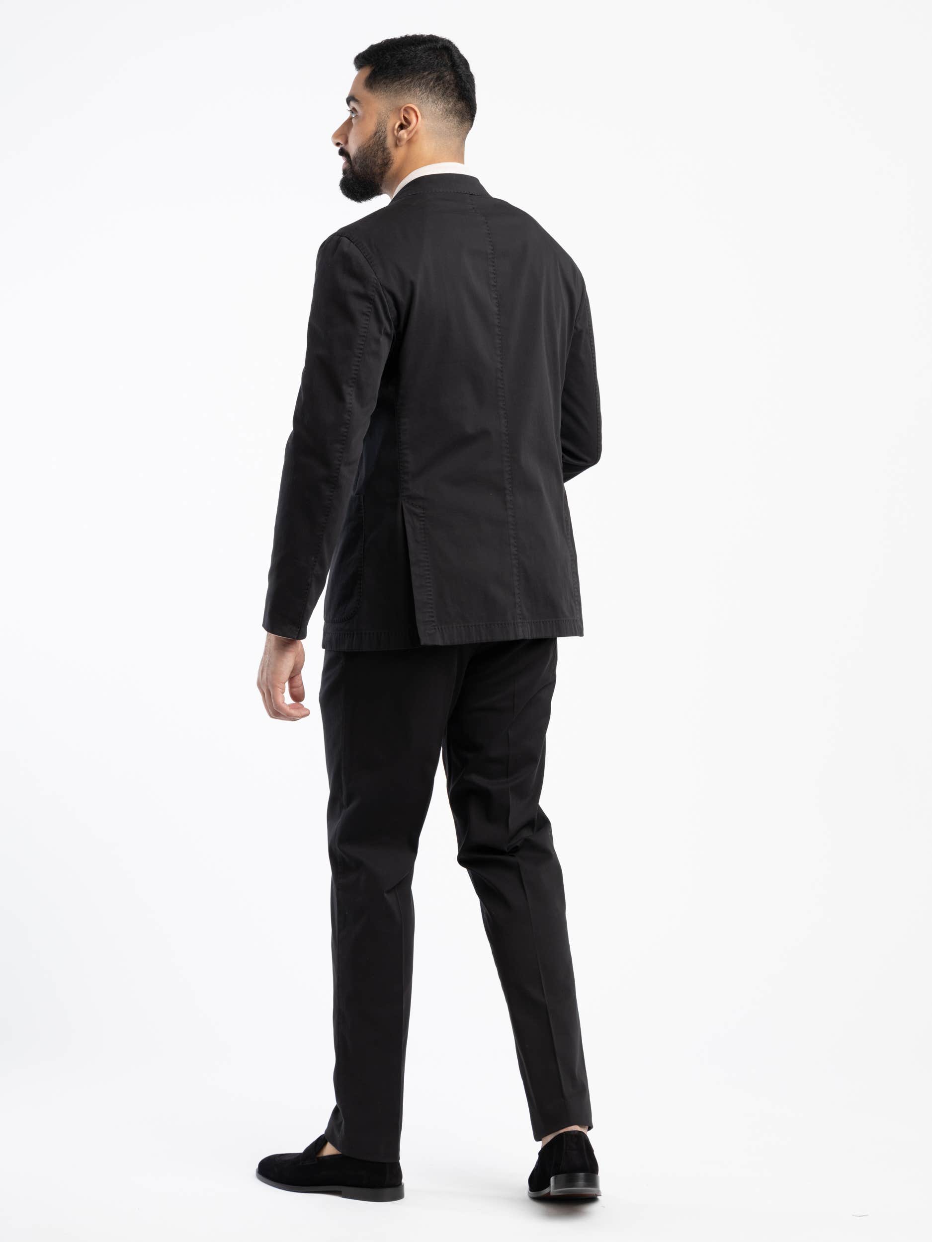 Black Cotton K-Suit