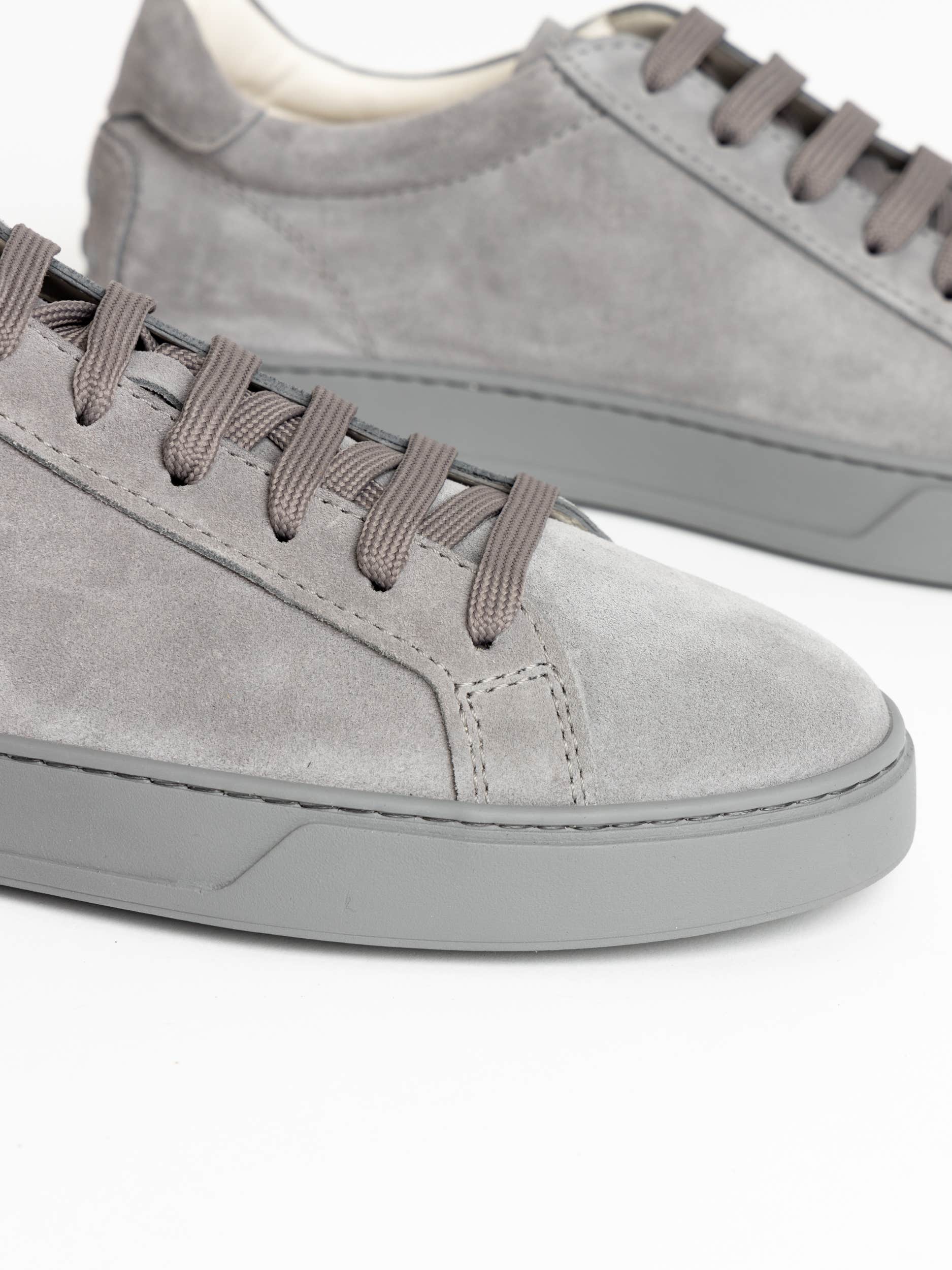 Grey Suede Sneakers