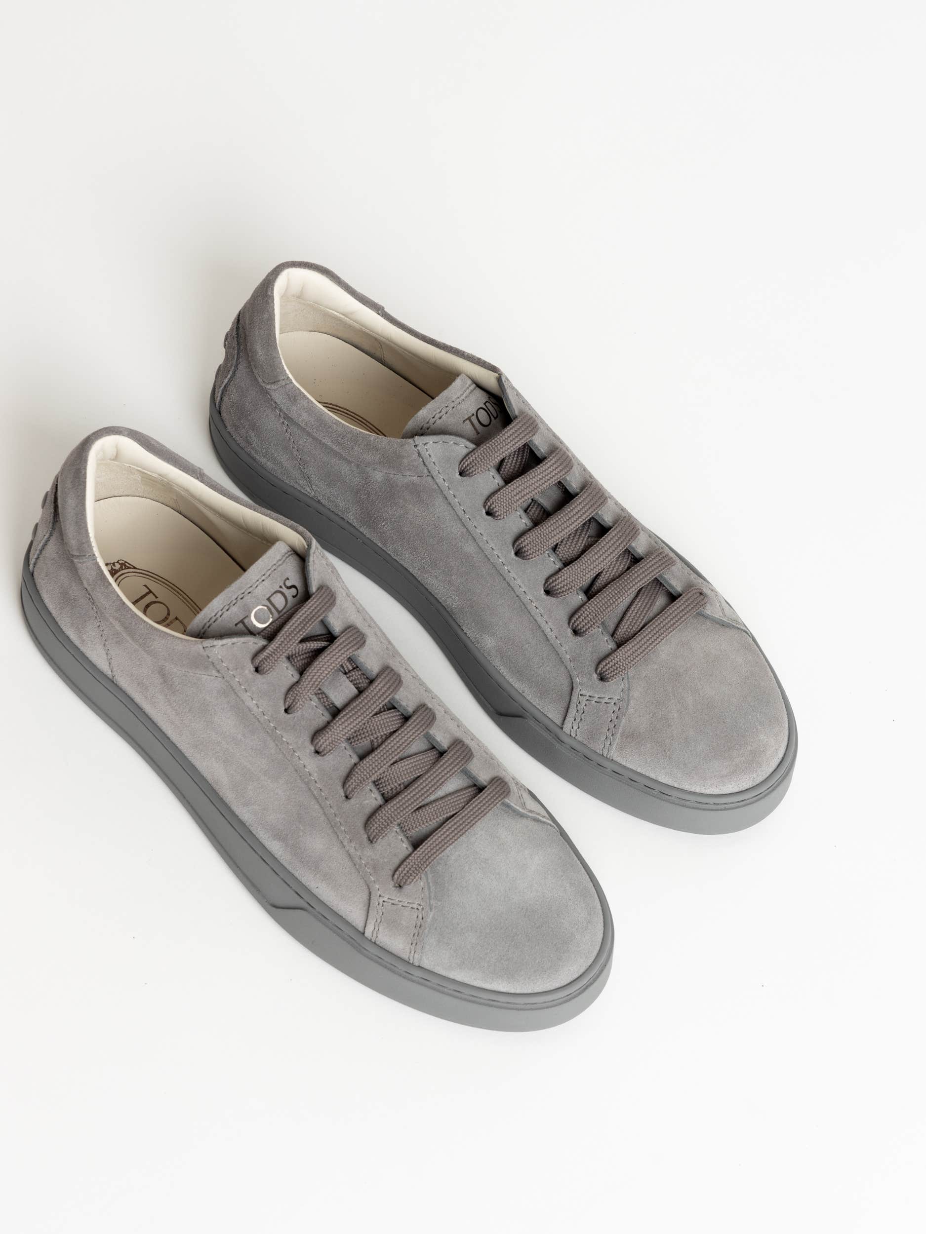 Grey Suede Sneakers