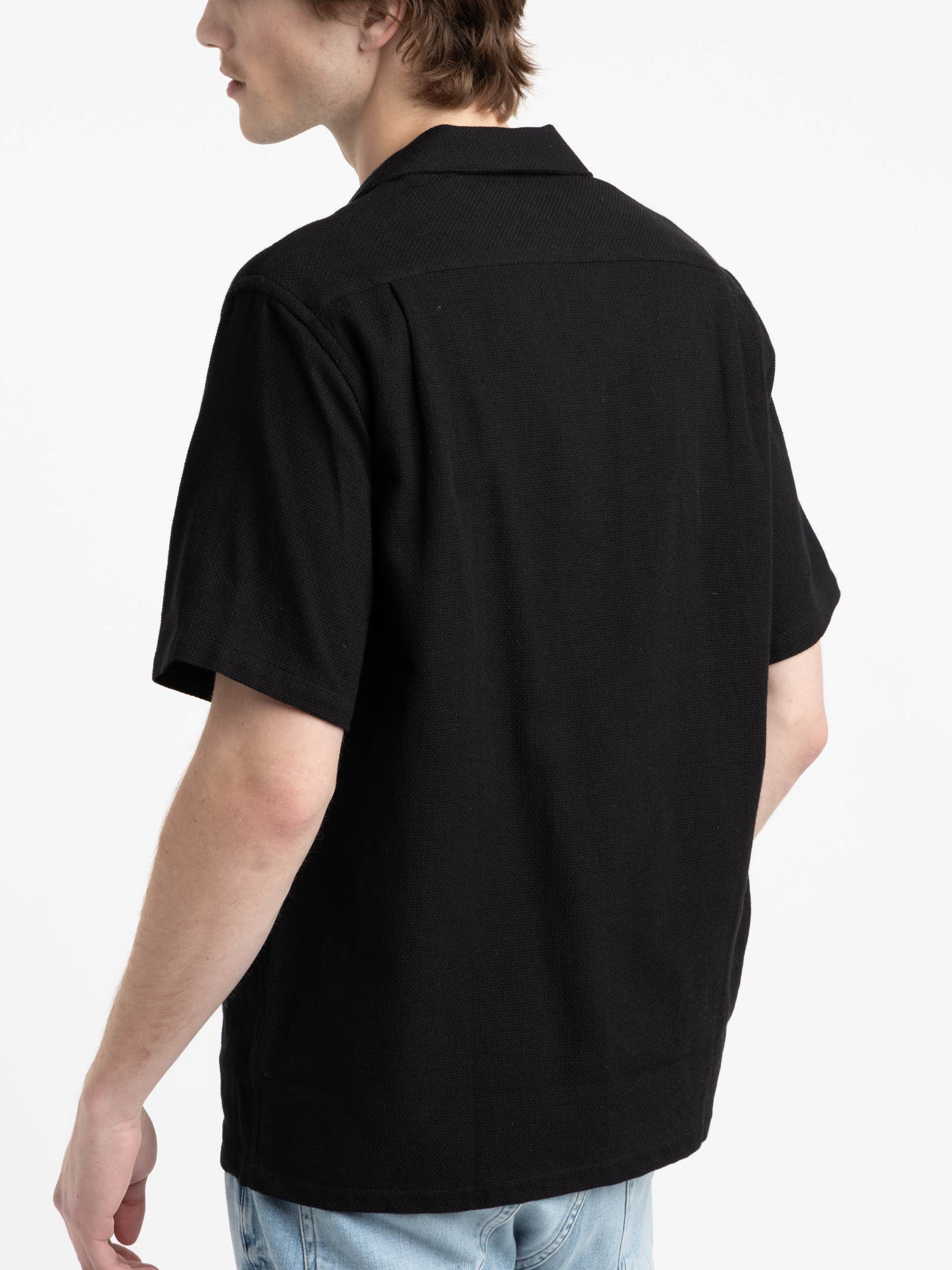 Black Pique Shirt