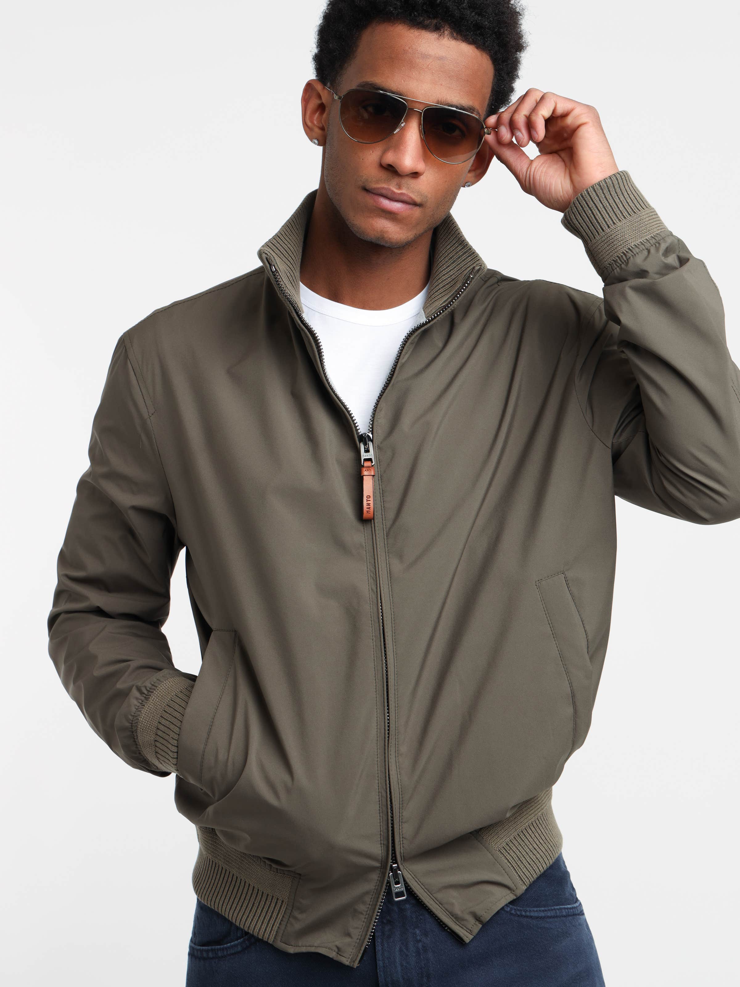 Forest Green Bomber Jacket