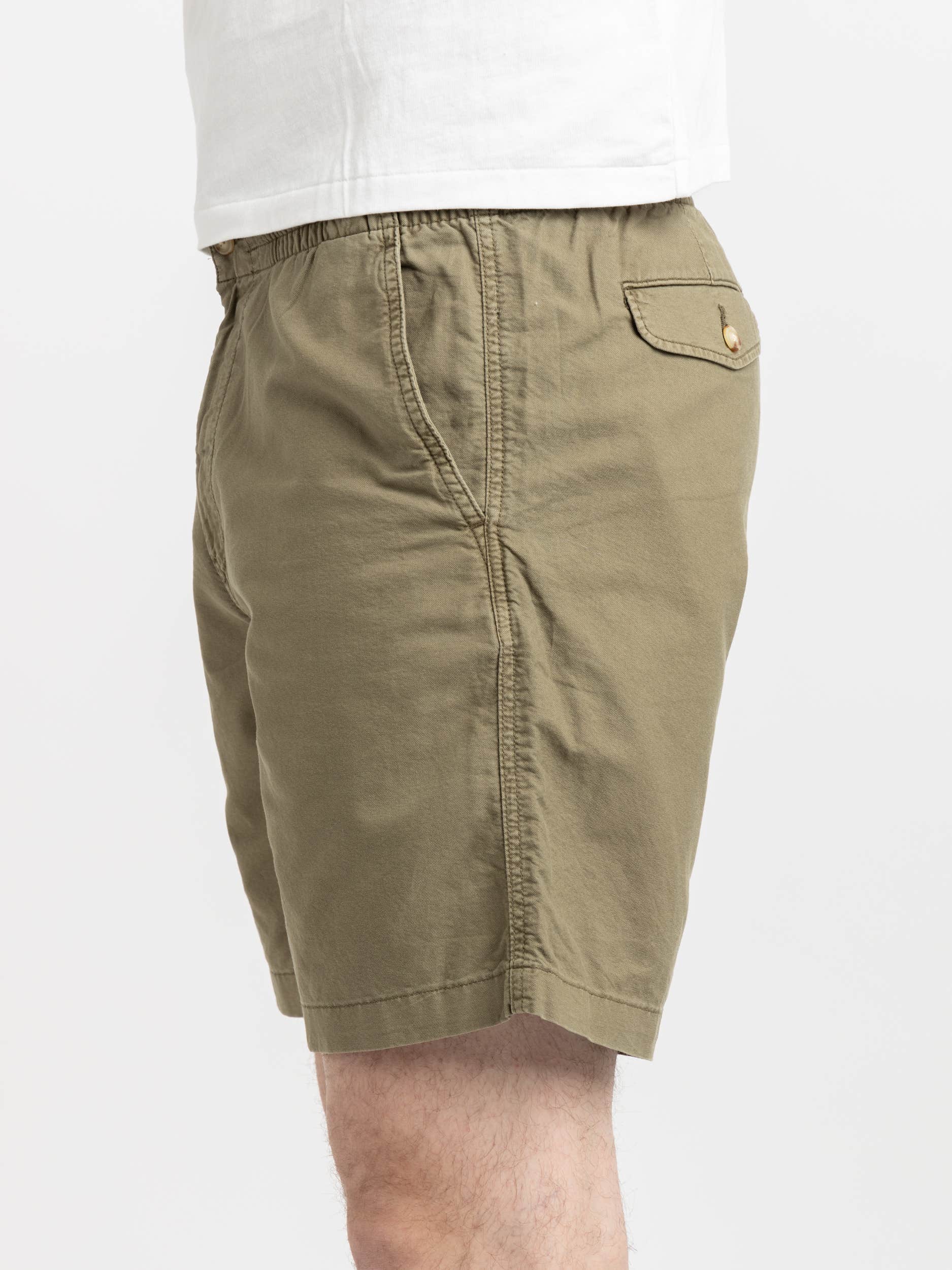 Olive 8-Inch Polo Prepster Oxford Short