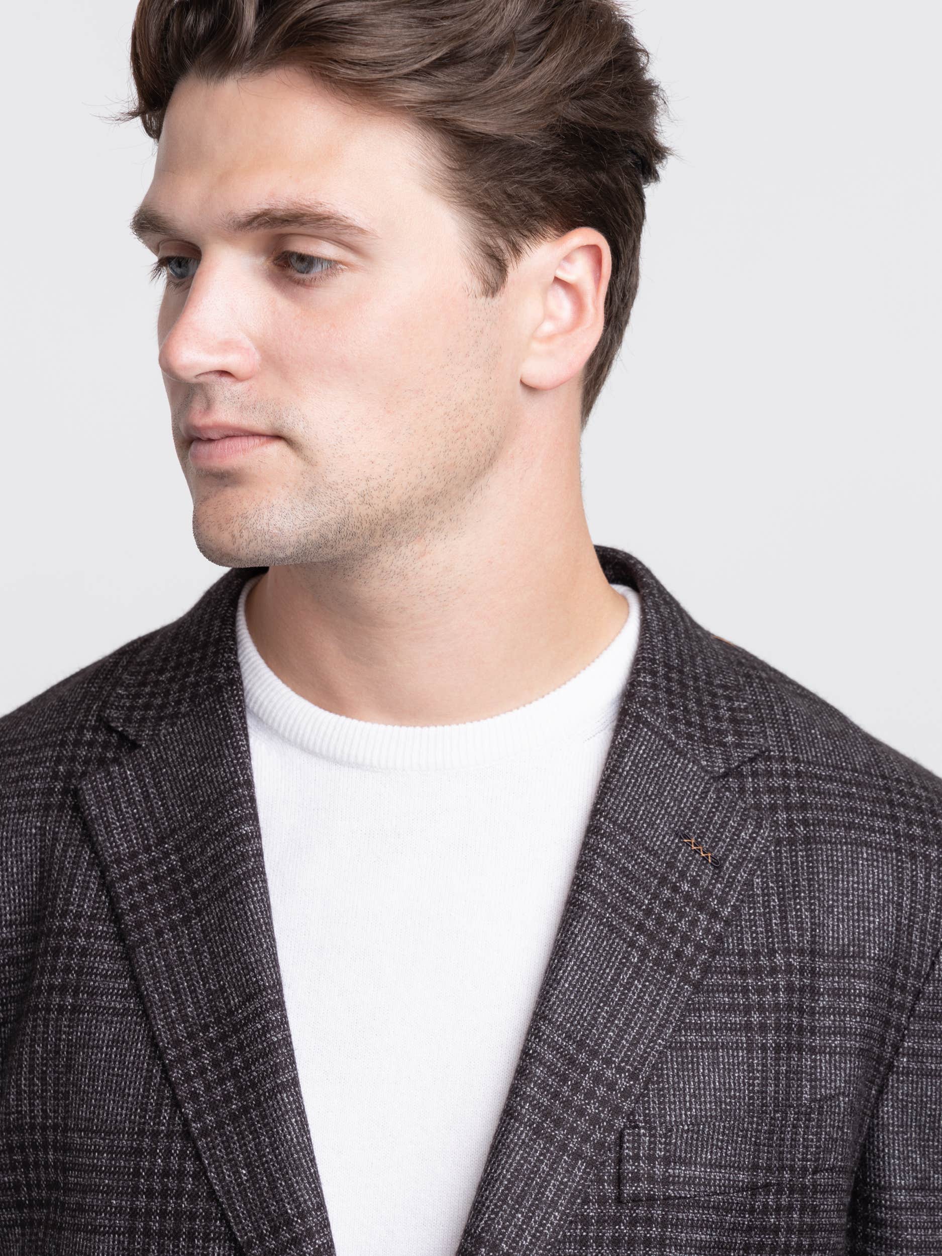 Dark Brown Prince of Wales Sport Jacket