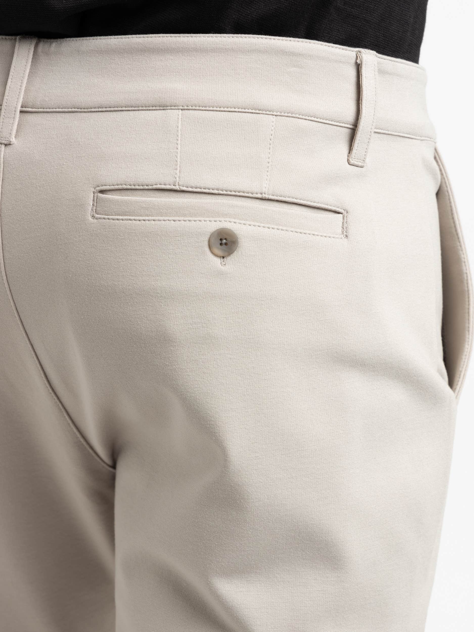 Oyster White Stafford Trousers