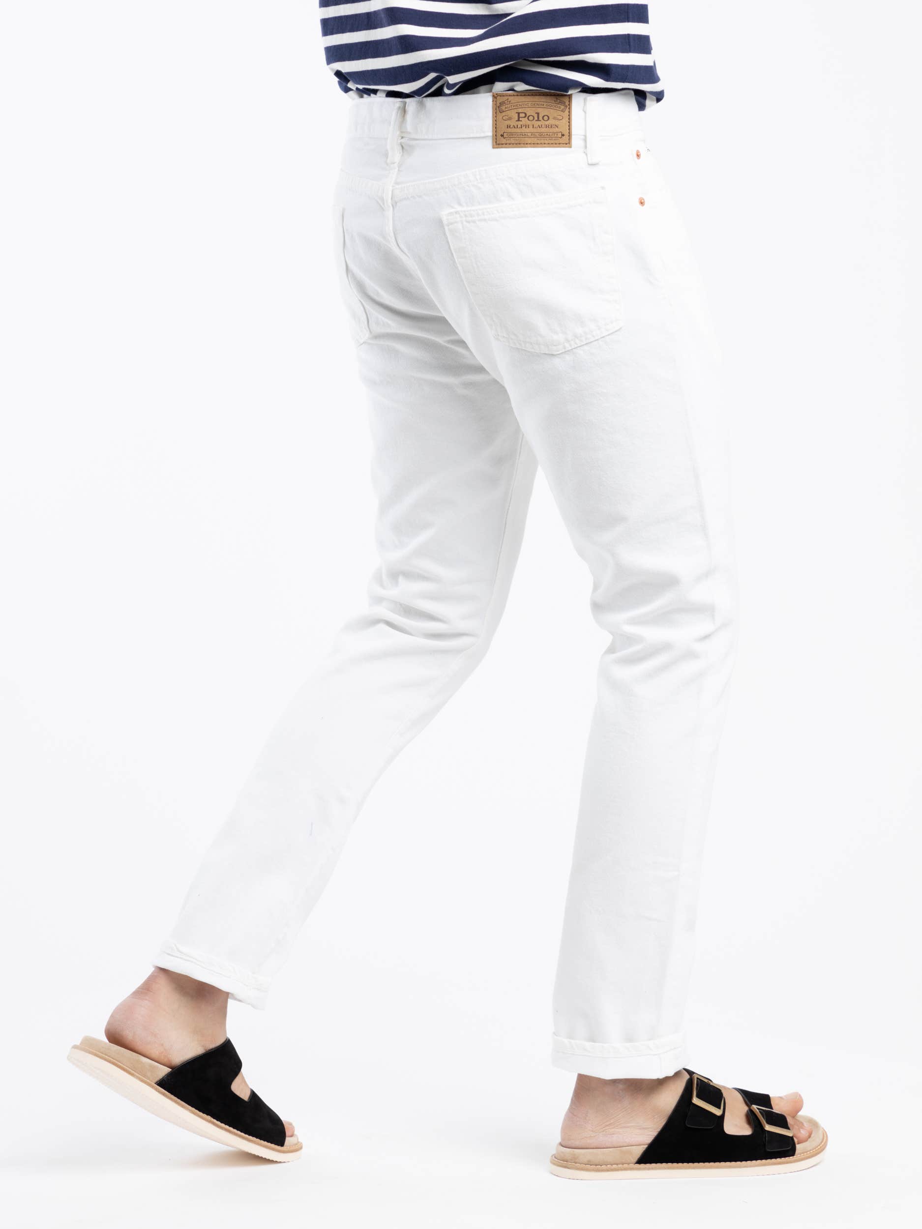 Deckwash White Sullivan Slim Garment-Dyed Jean