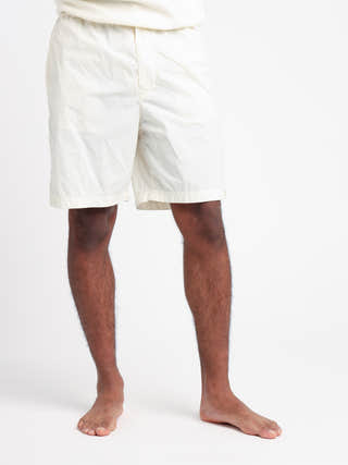 Stone Island White Swim Trunks