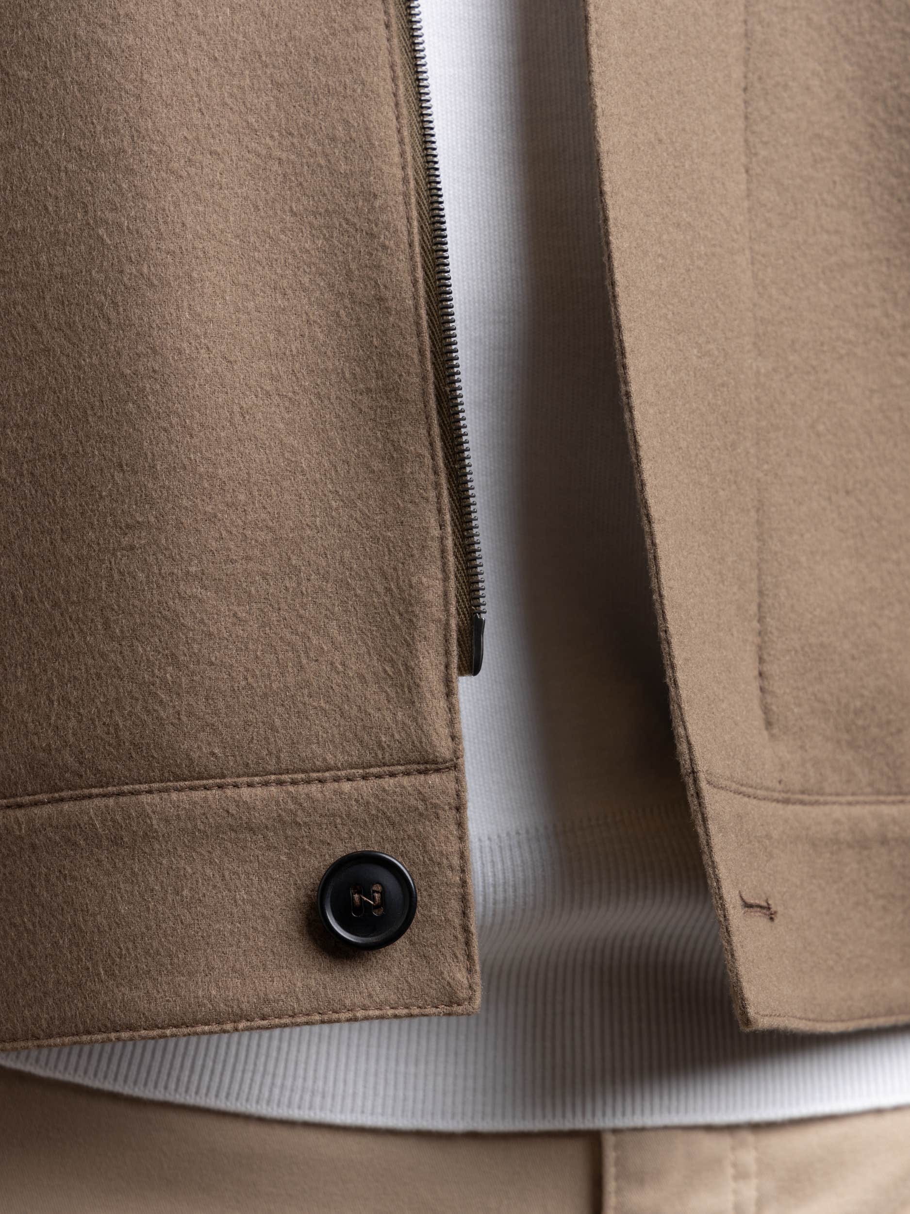 Brown Oasi Cashmere Elements Bomber