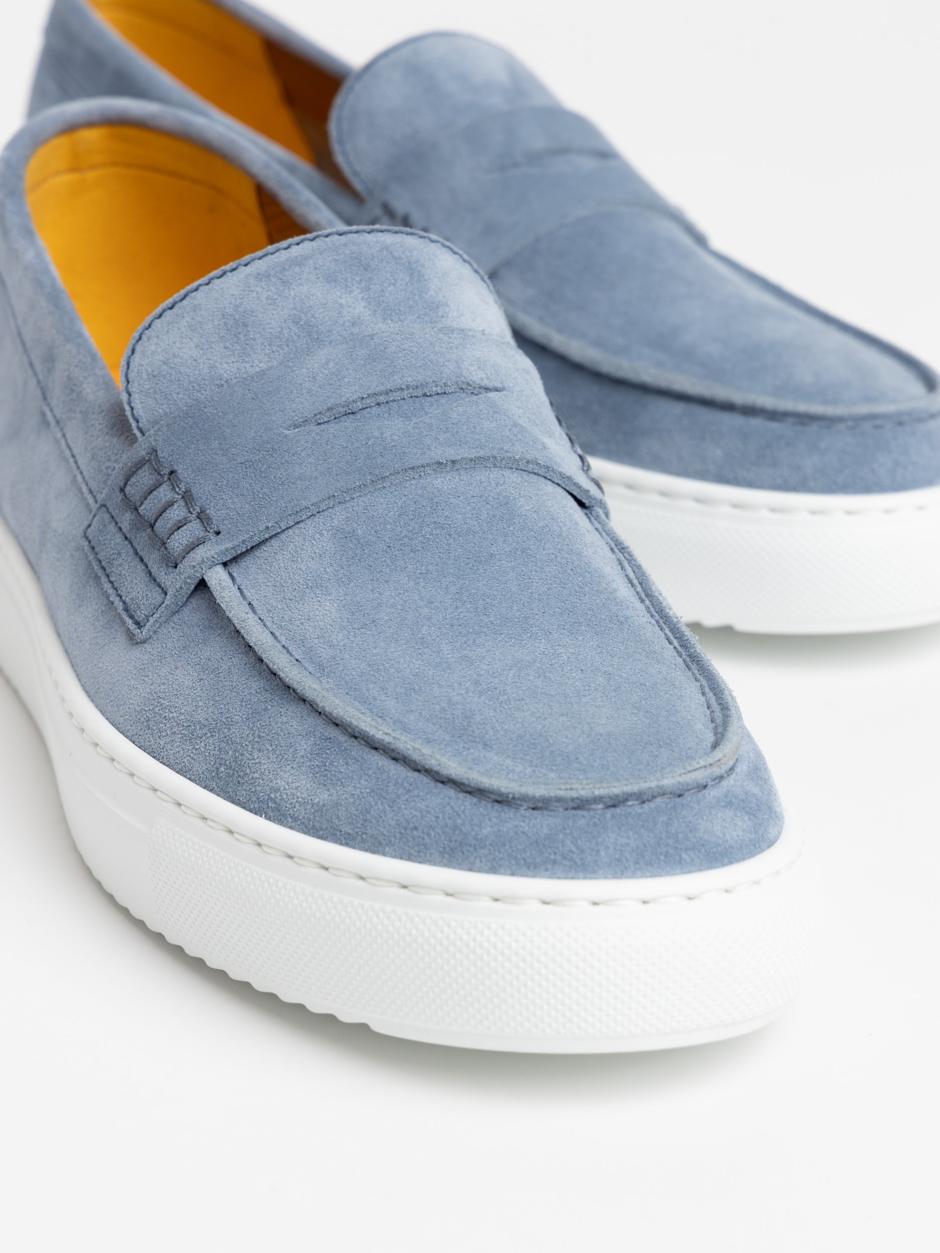 Light blue suede shoes on sale