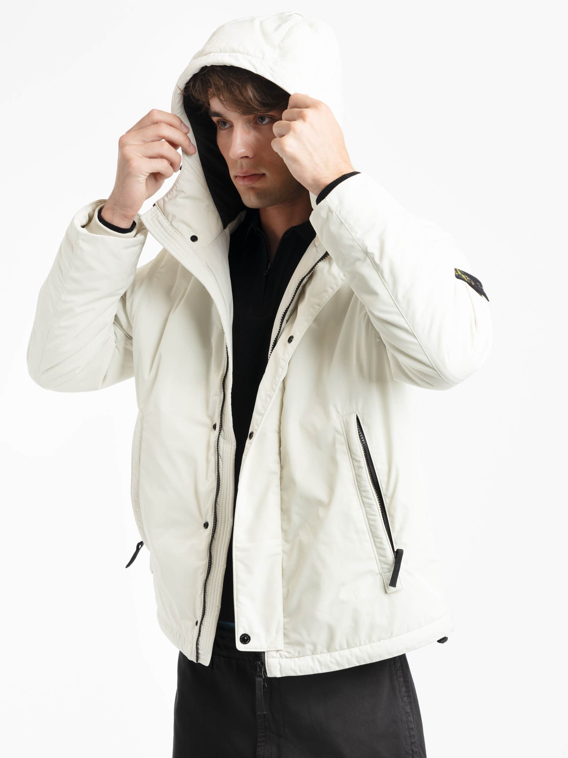 Giubbotto White Micro Twill PrimaLoft® Jacket