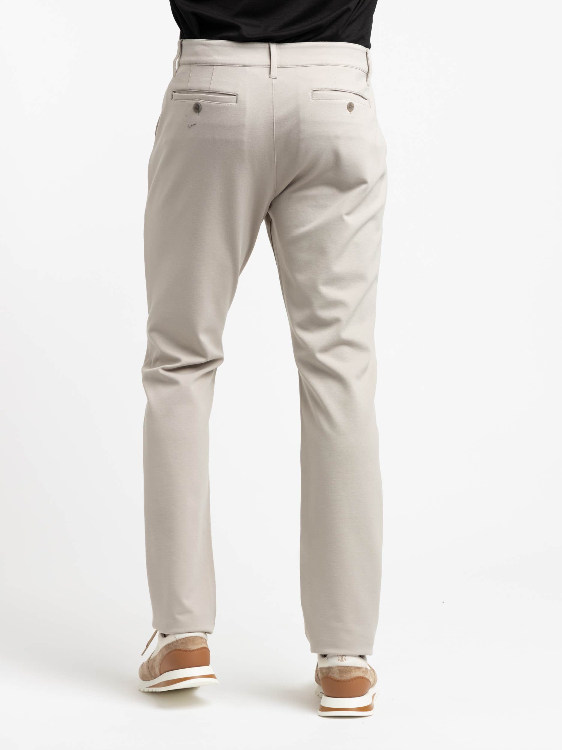 Oyster White Stafford Trousers