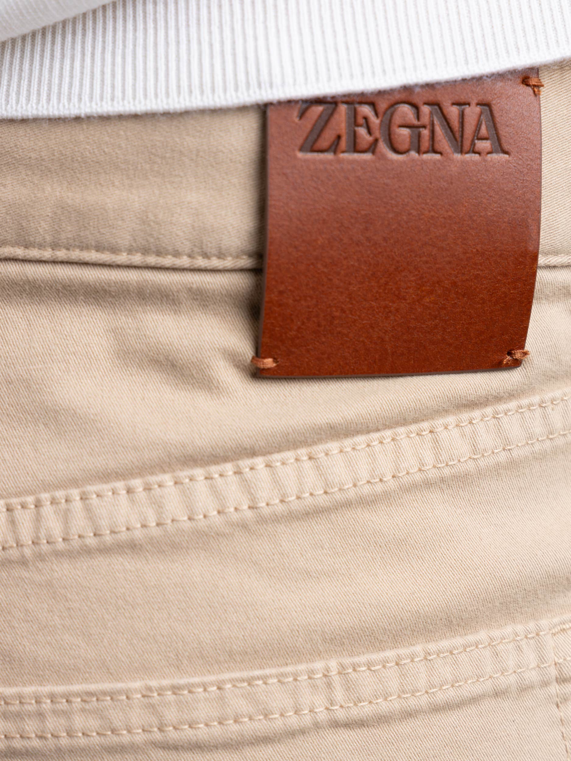 Light Beige Stretch Roccia Jeans